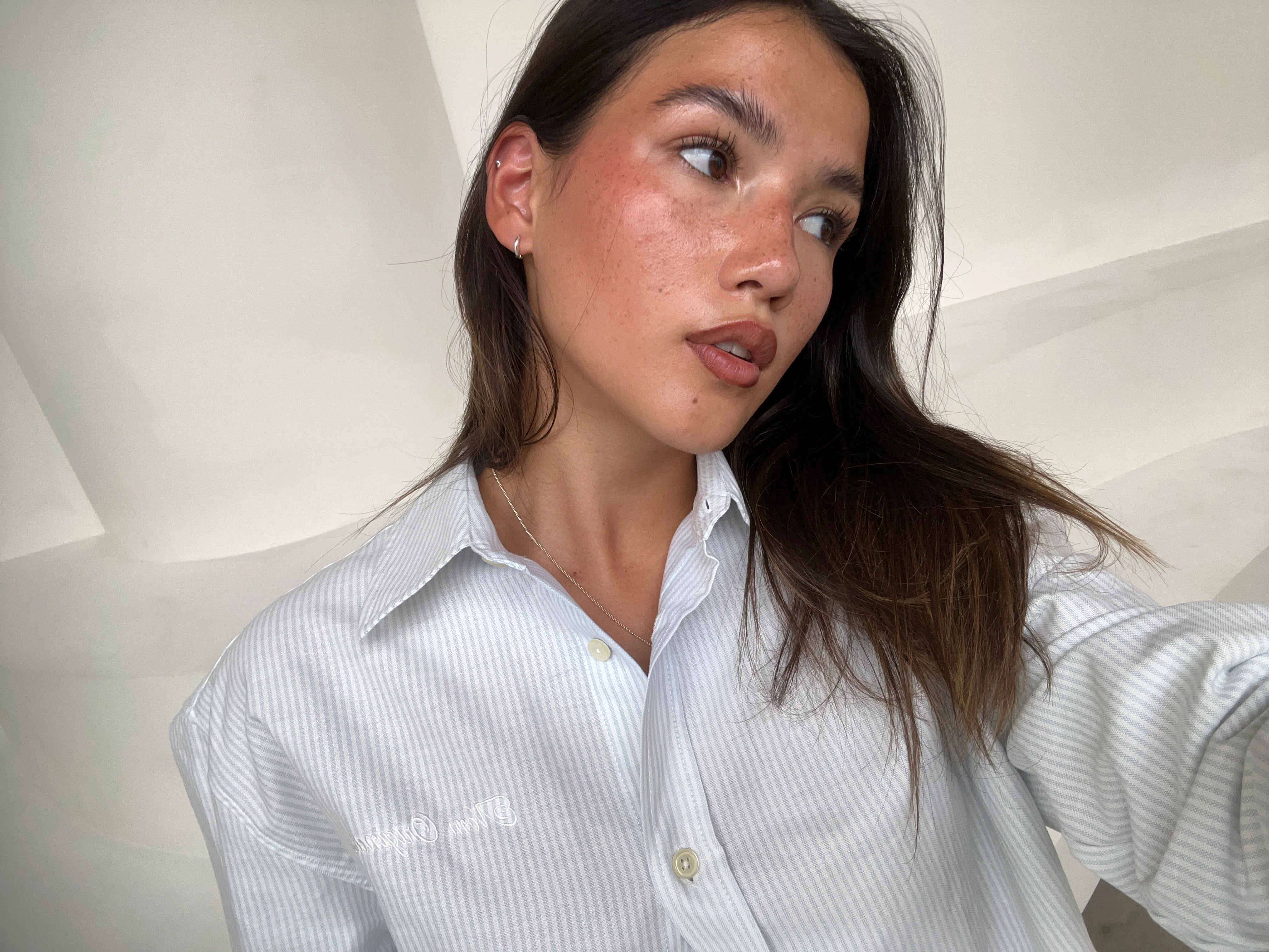 all day striped shirt blue - Image 16