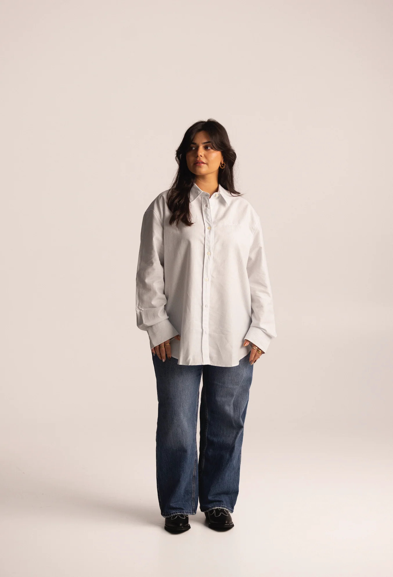 all day striped shirt blue - Image 3