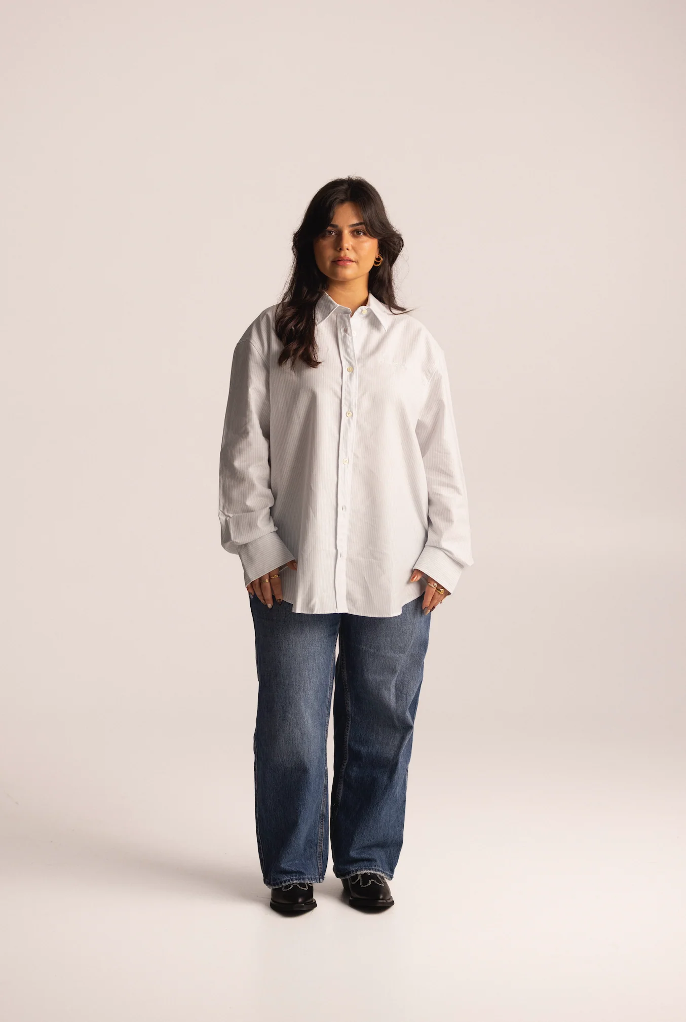 all day striped shirt blue - Image 6