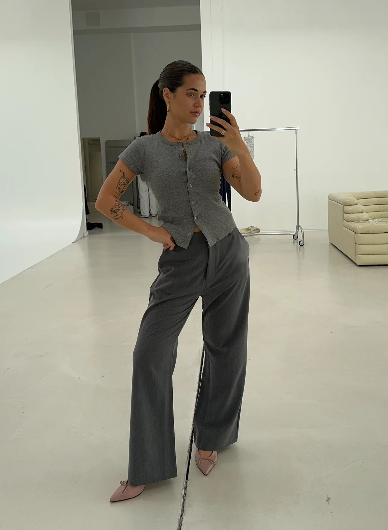 all day suit pants grey - Image 4
