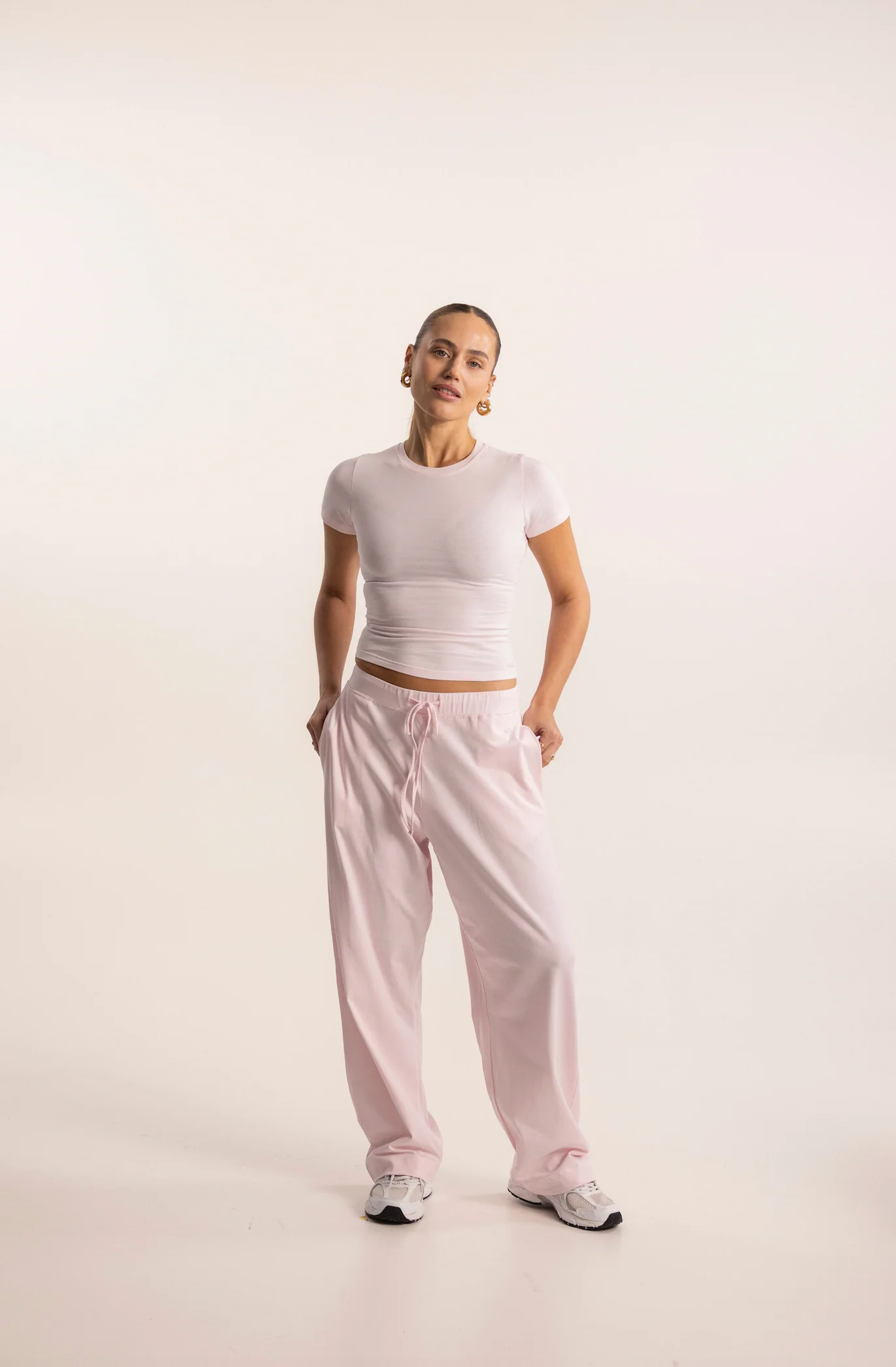 all day sweat pants baby pink - Image 3
