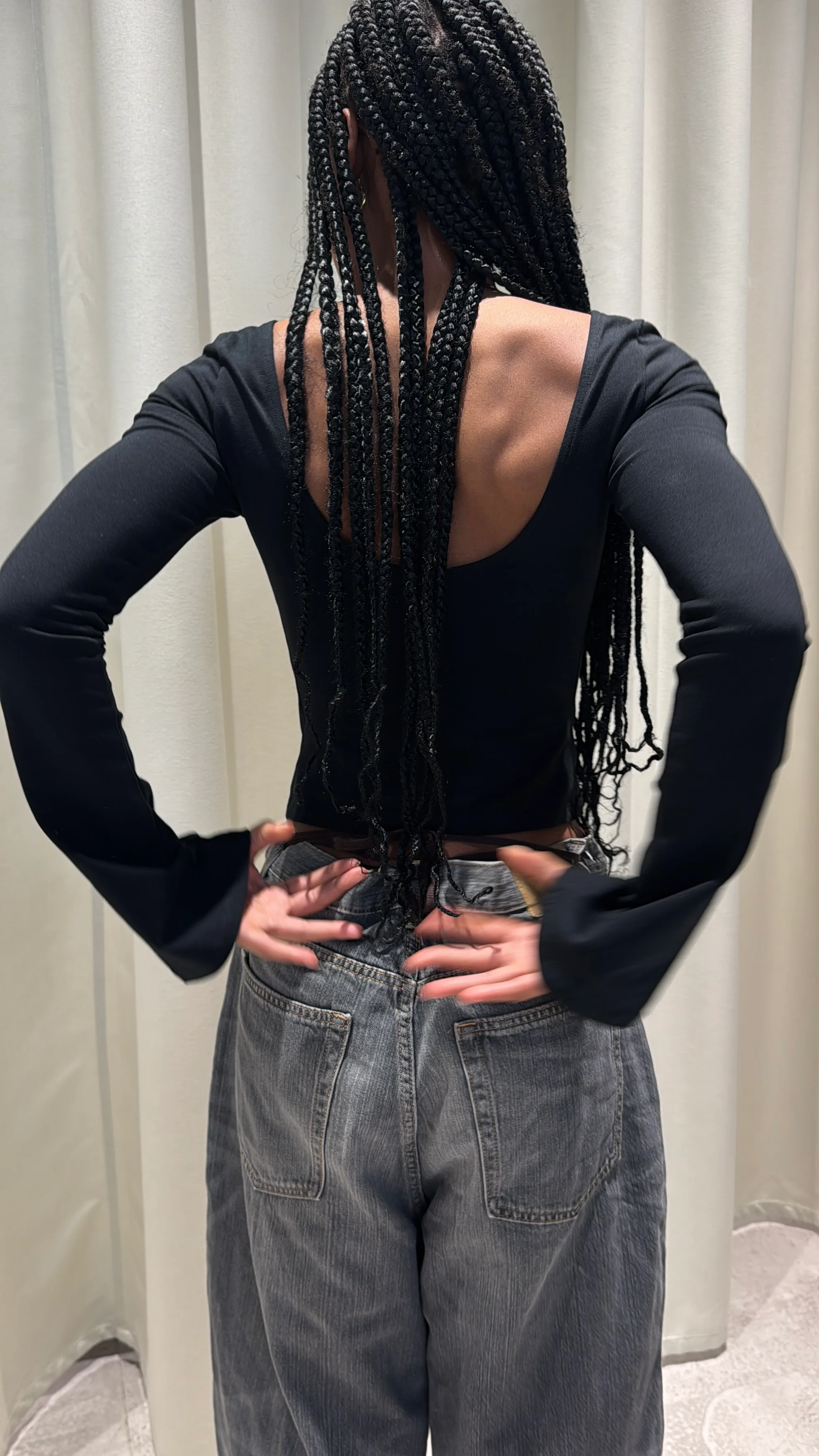 backless longsleeve black - Image 7