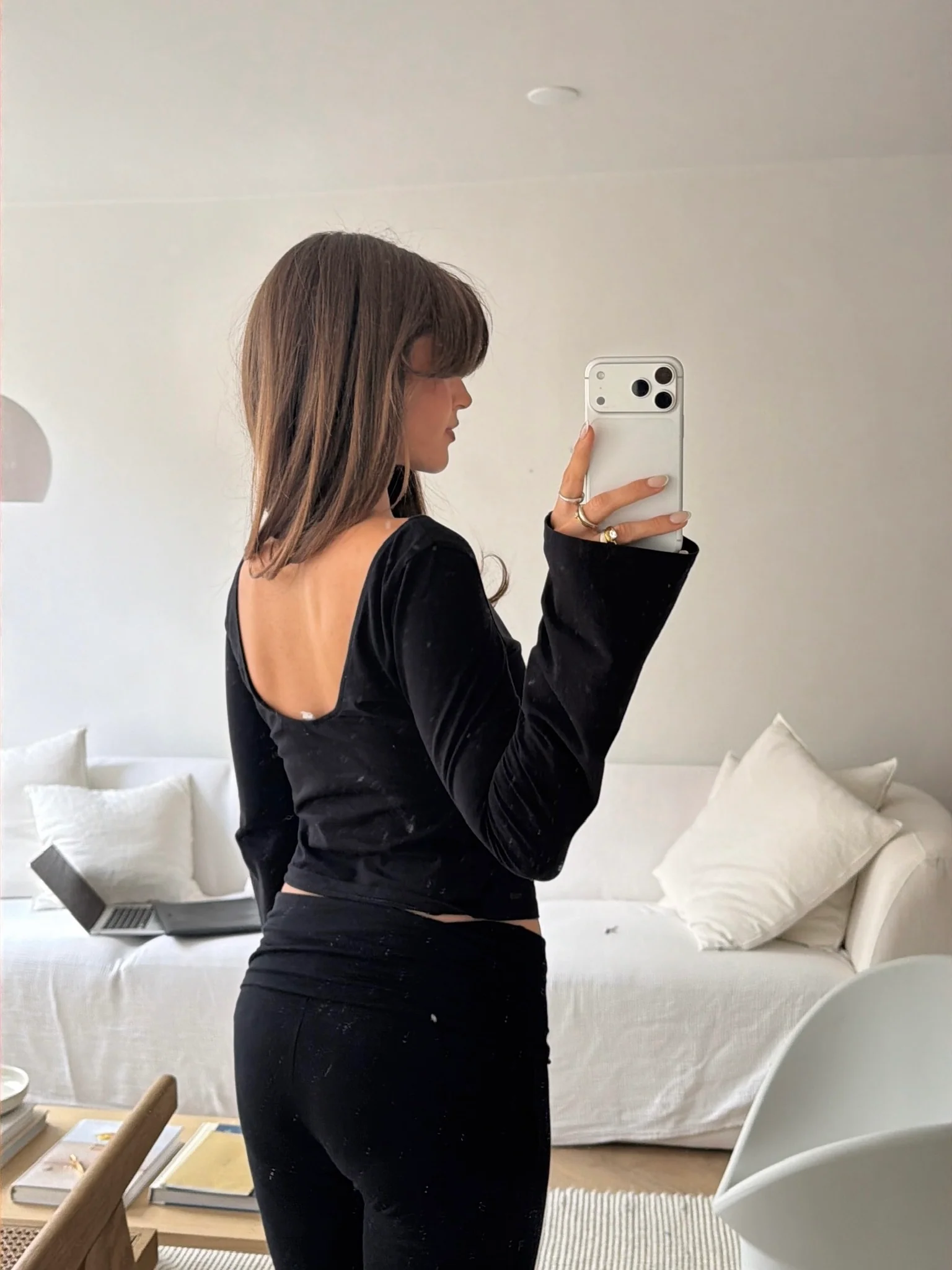 backless longsleeve set black - Image 6