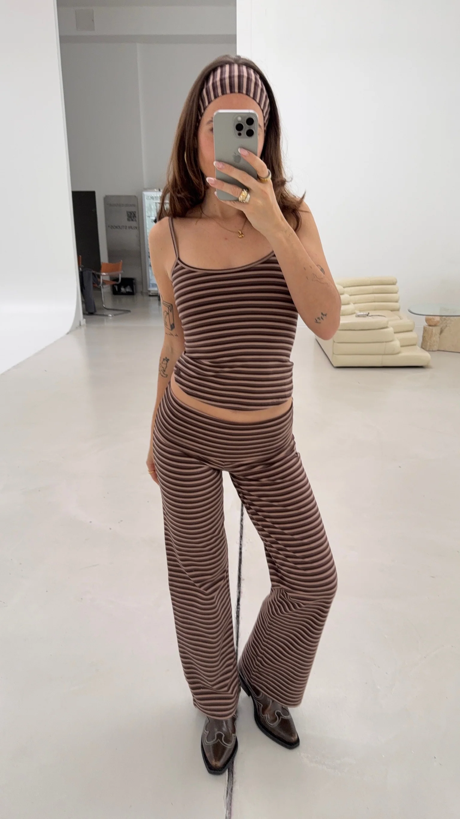 brown stripes spaghetti set - Image 5