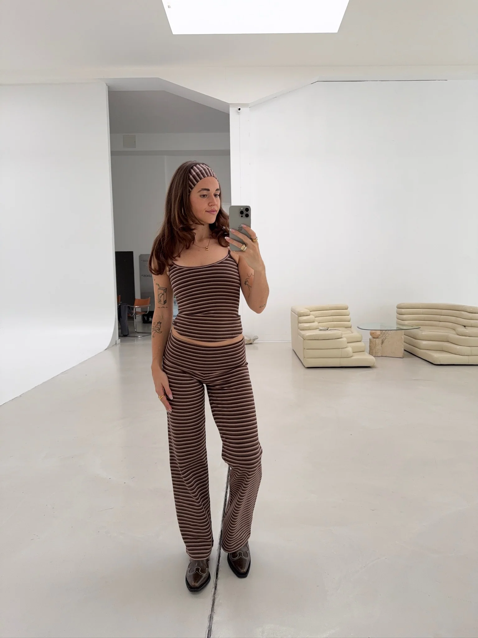 brown stripes spaghetti set - Image 6