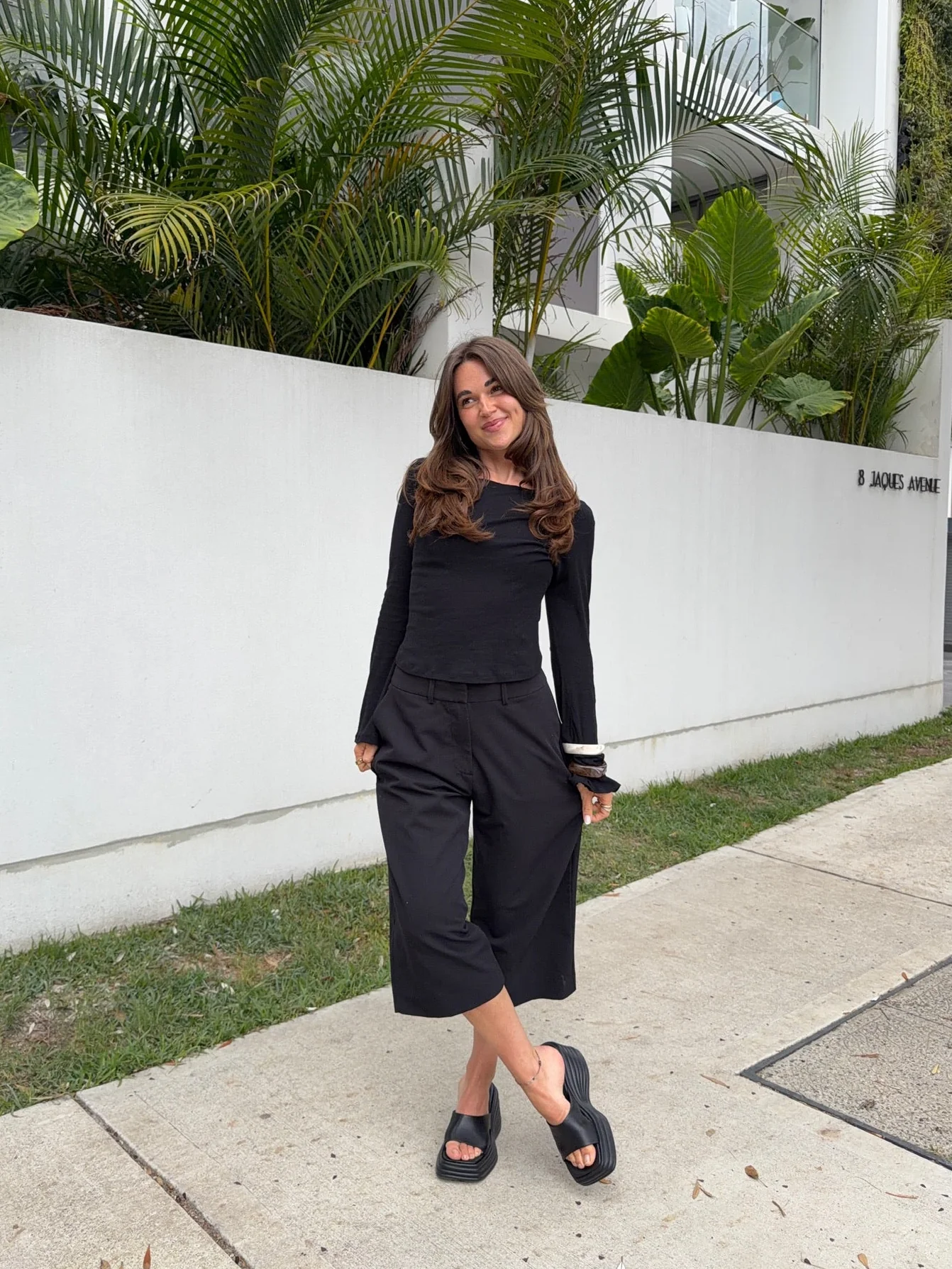 capri suit pants black - Image 2