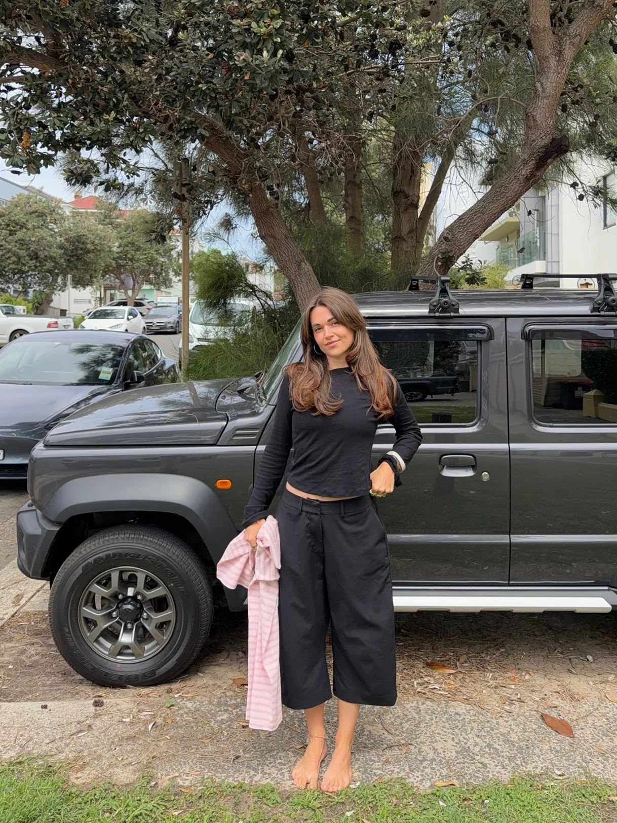 capri suit pants black - Image 9