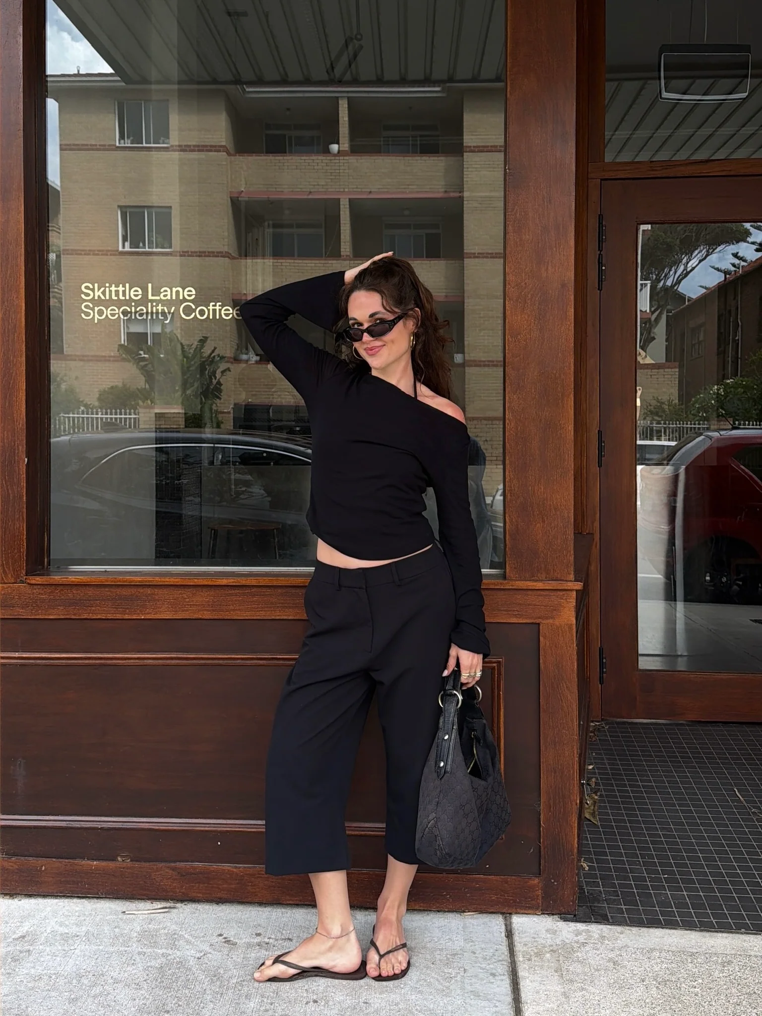 capri suit pants black - Image 7