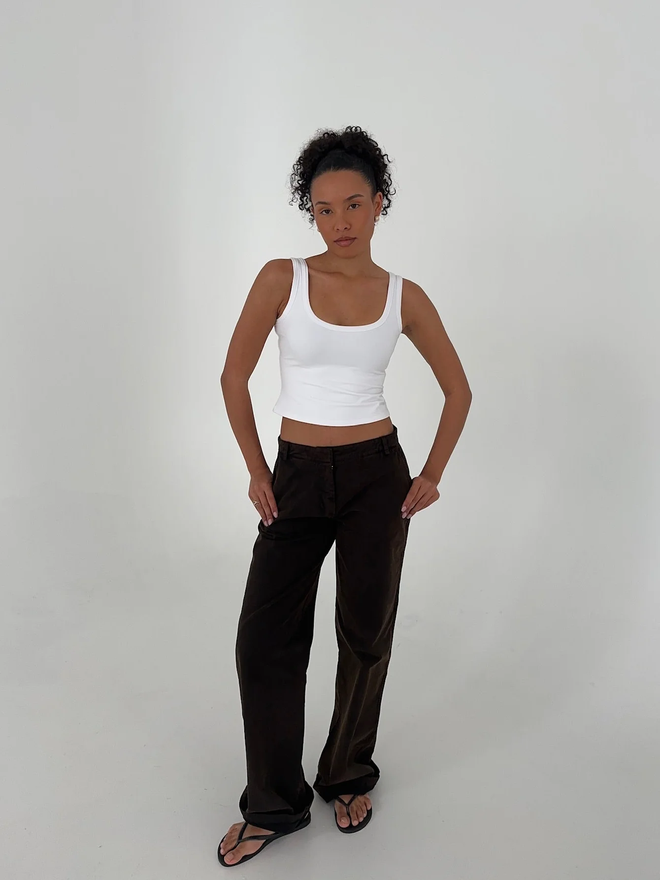 cargo pants black with wash - Image 10