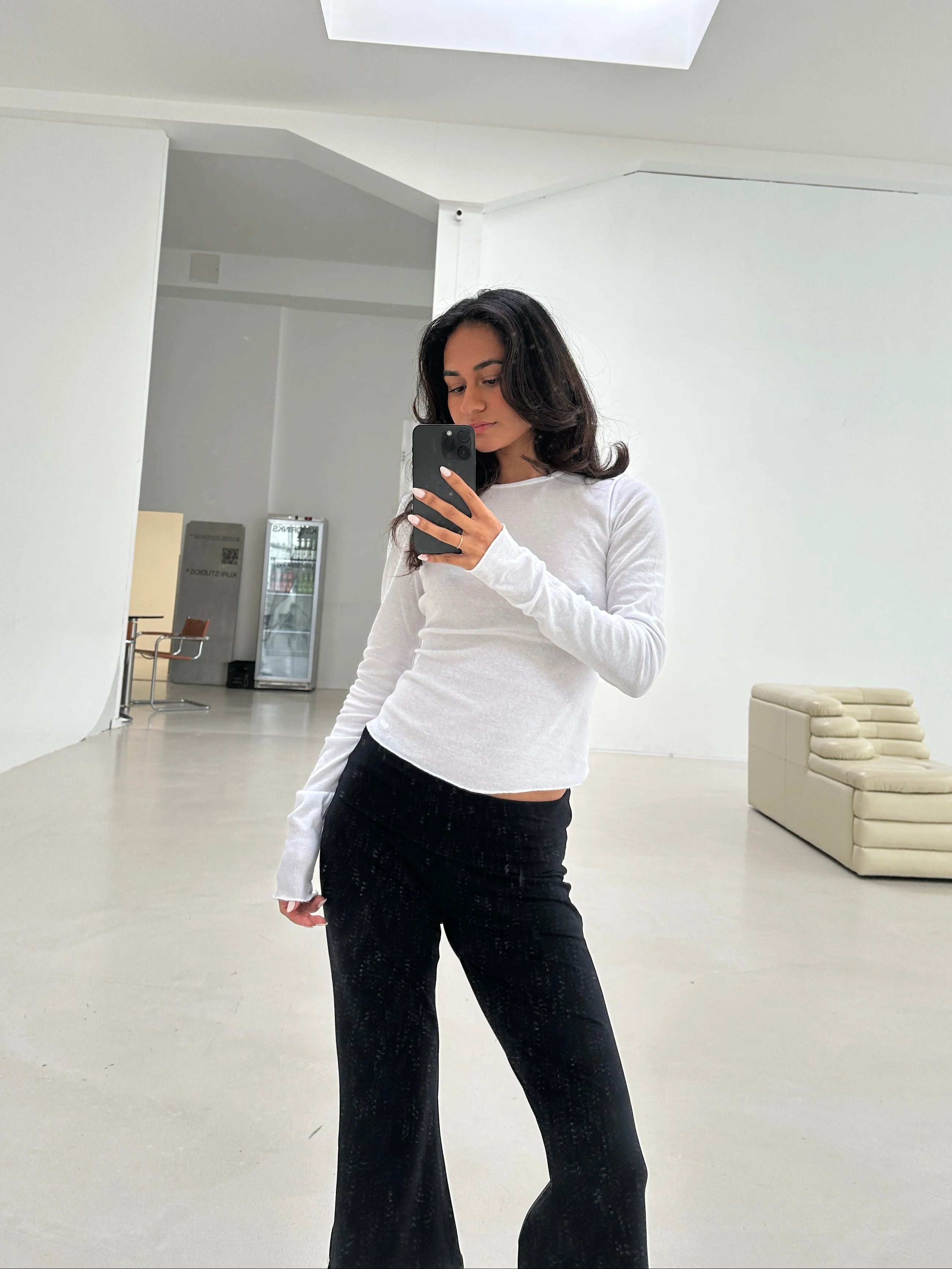 casual longsleeve white - Image 5