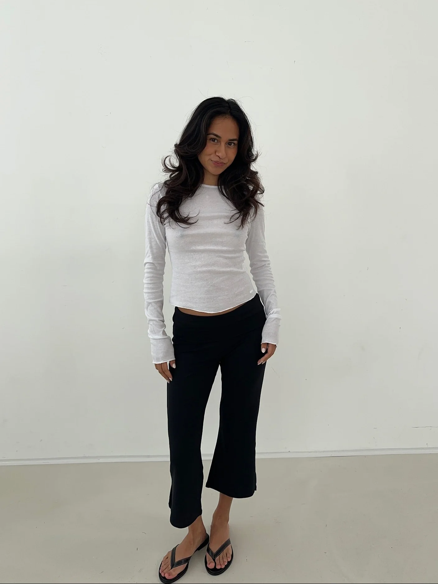 casual longsleeve white - Image 7