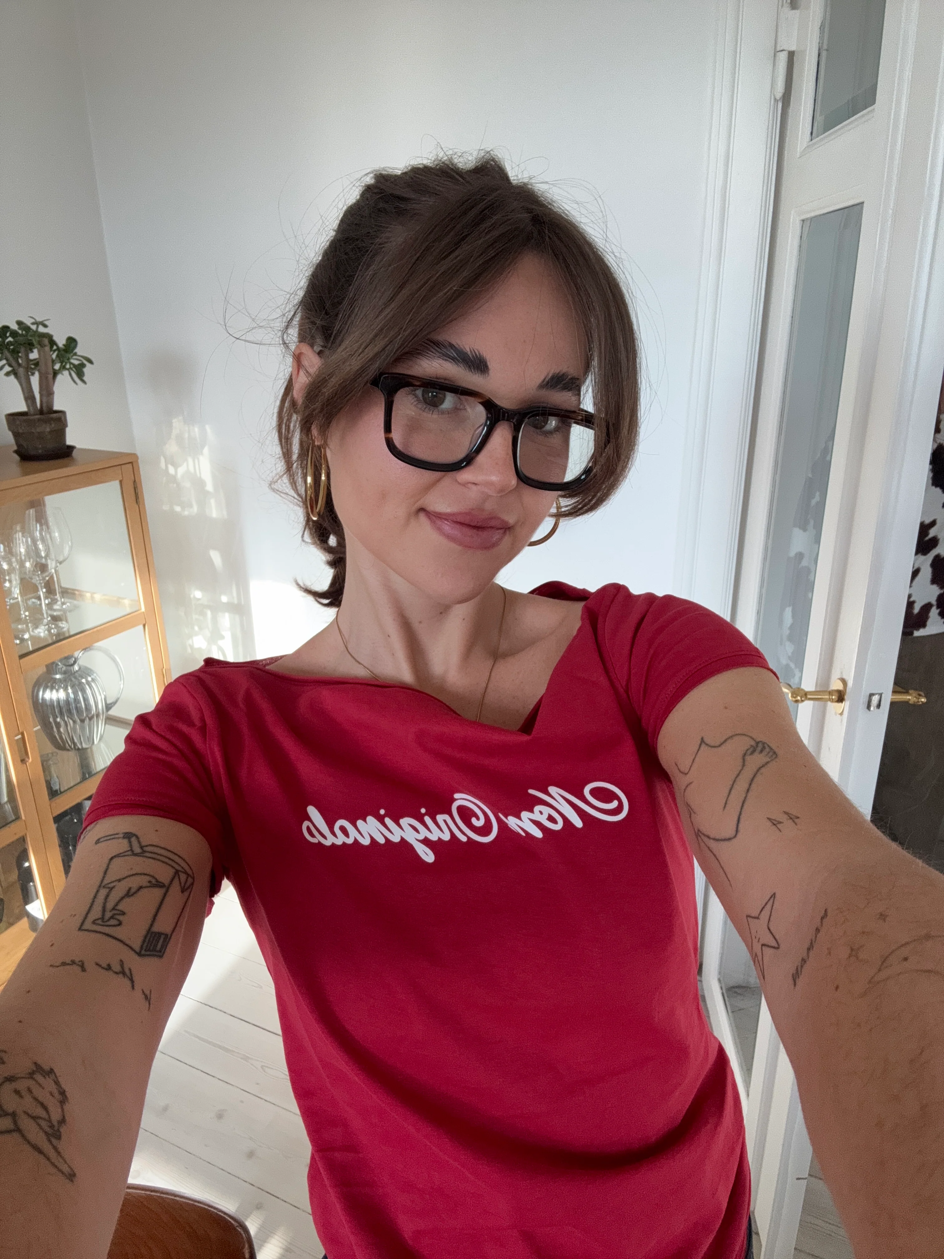 casual tee chili red - Image 4