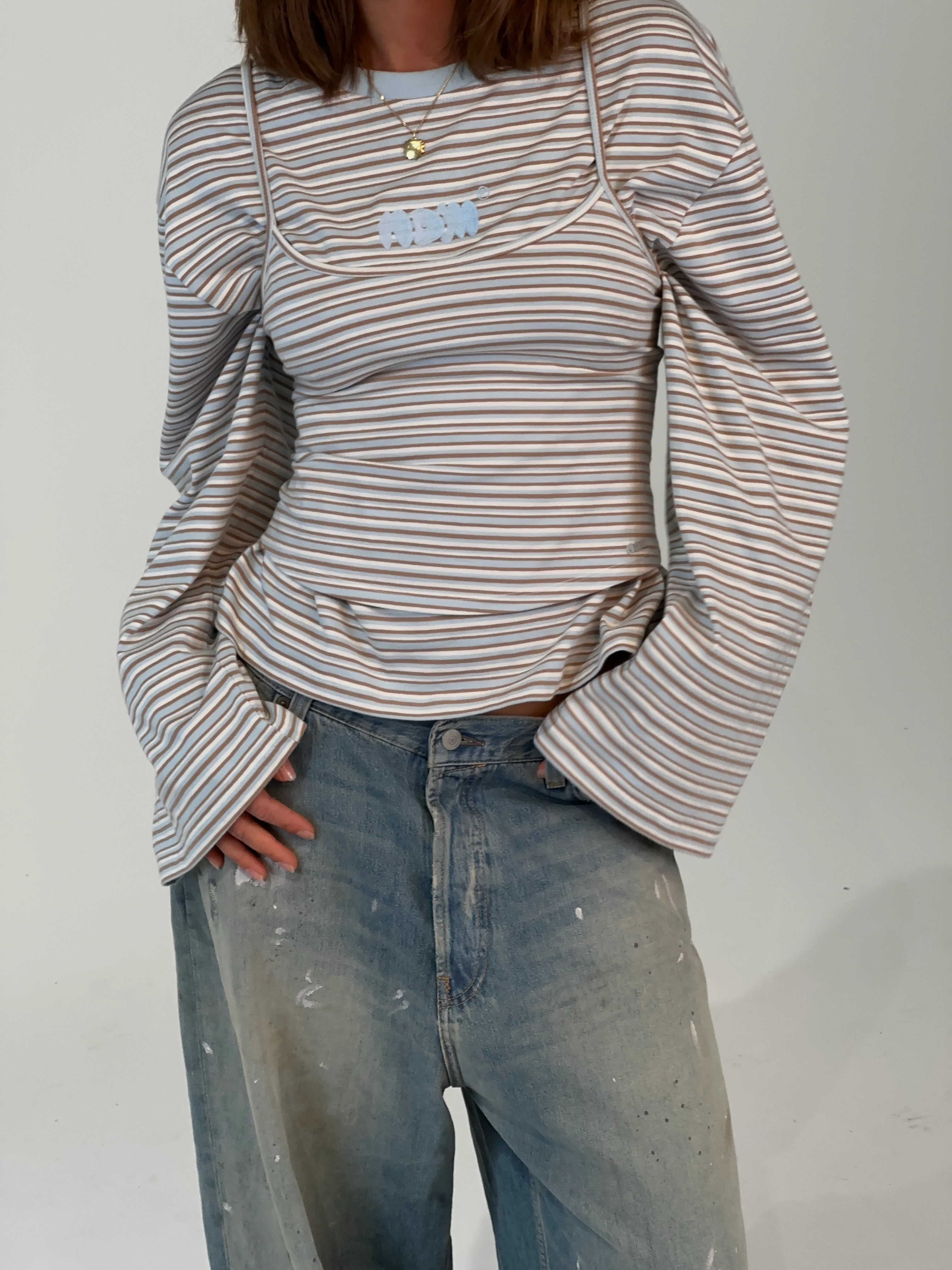 blue cream set