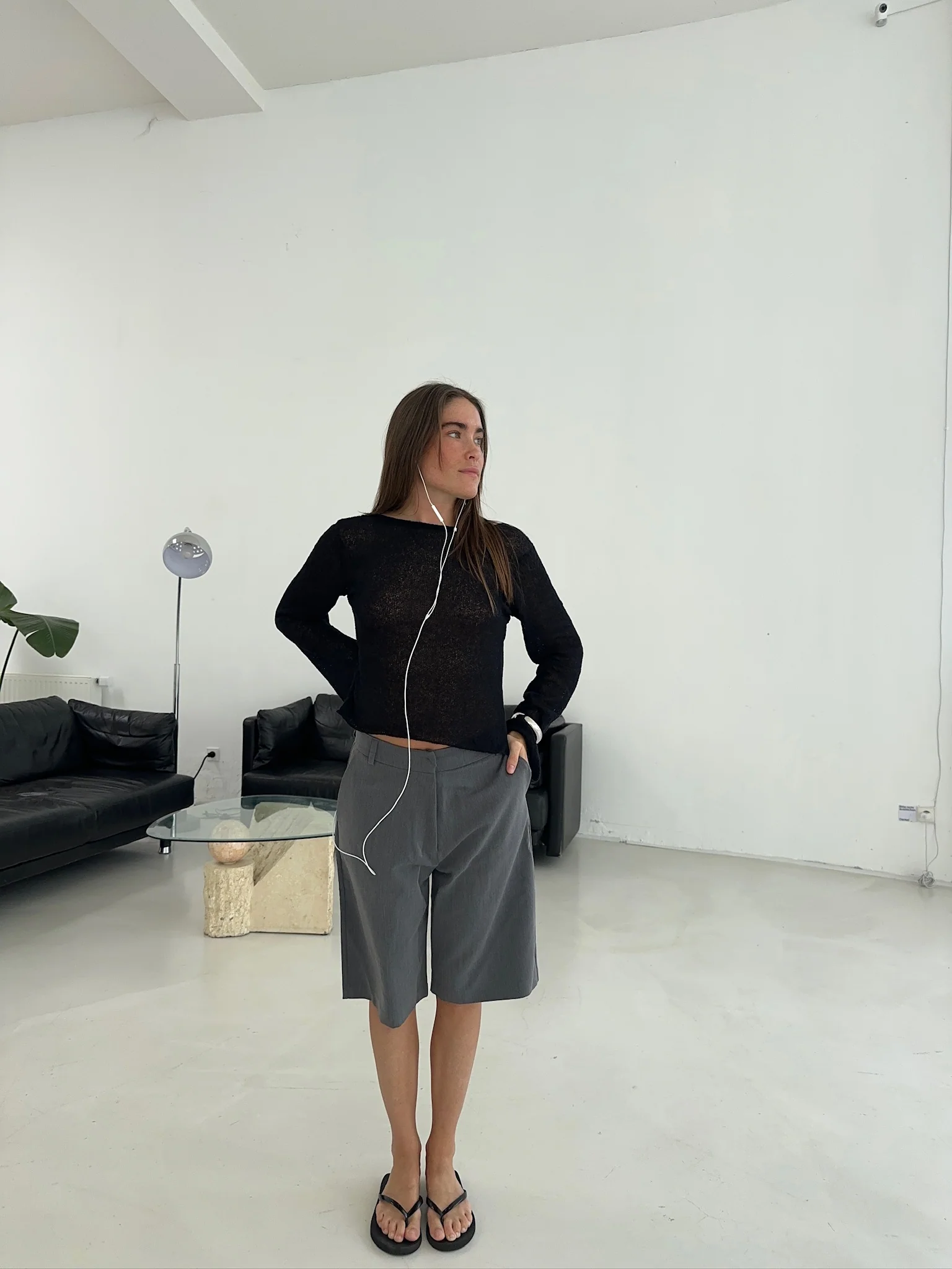 cropped suit pants grey - Image 7