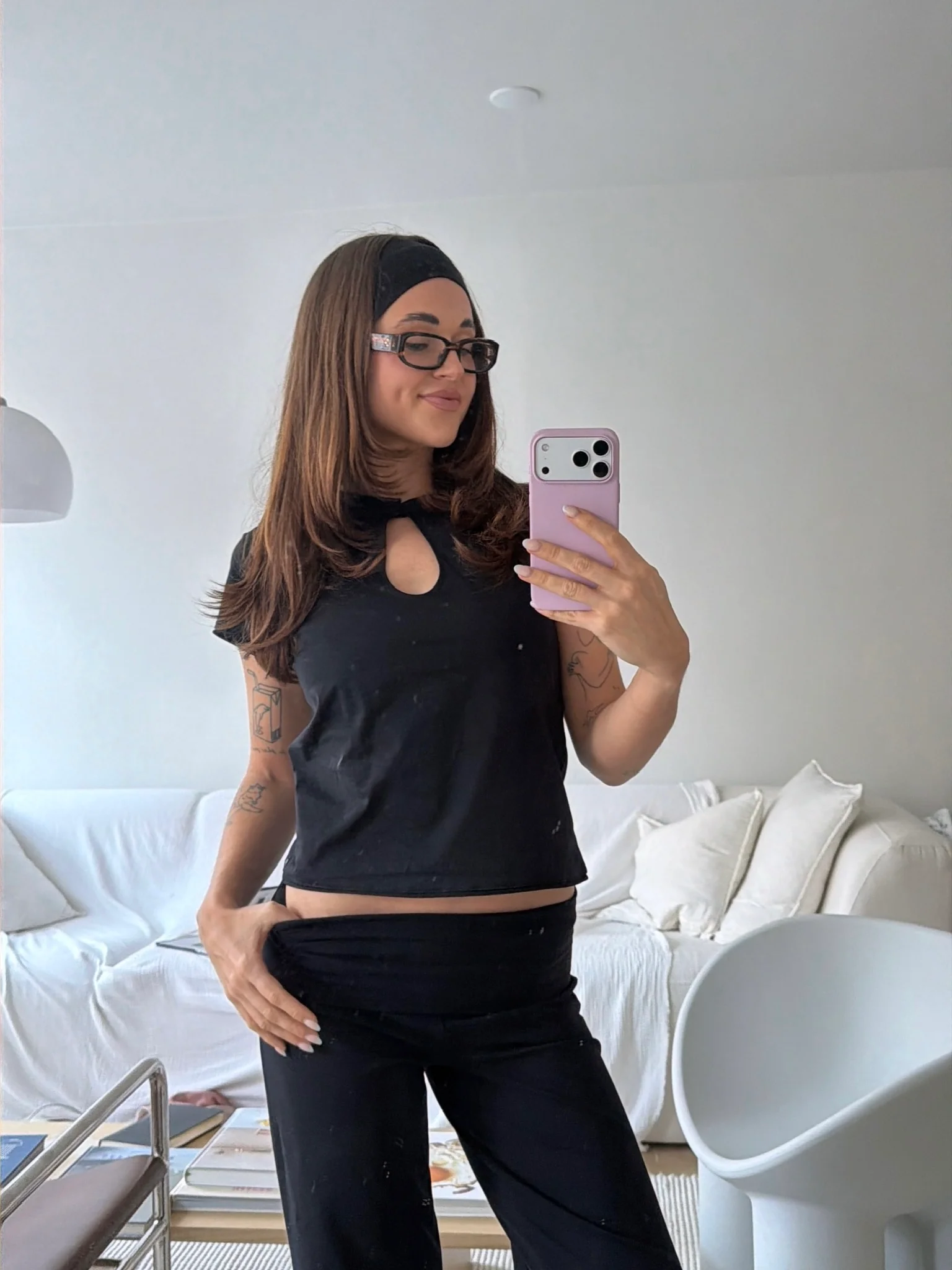 x lethilda cut out tee black - Image 7