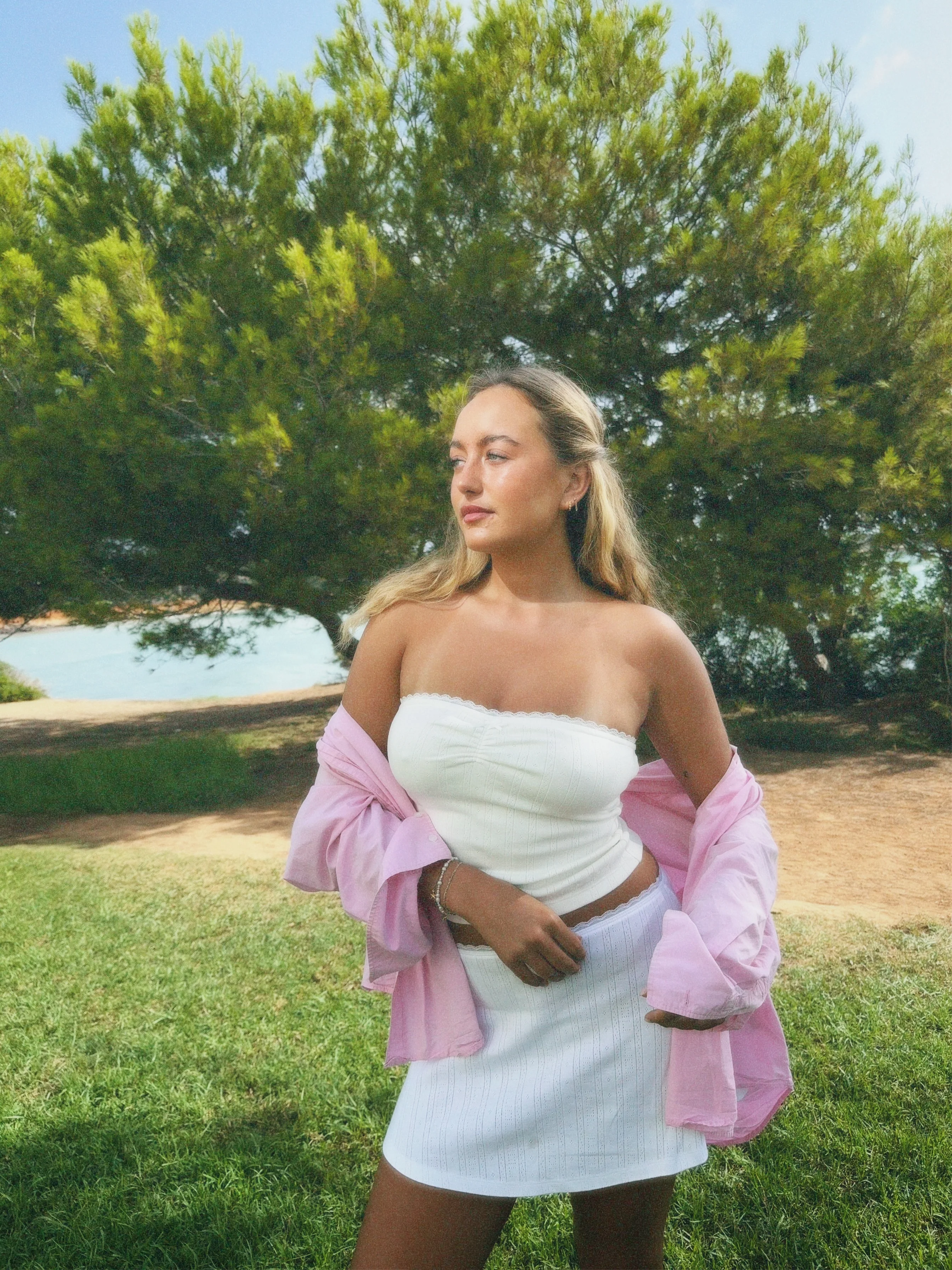 dreamy tube top off white - Image 6