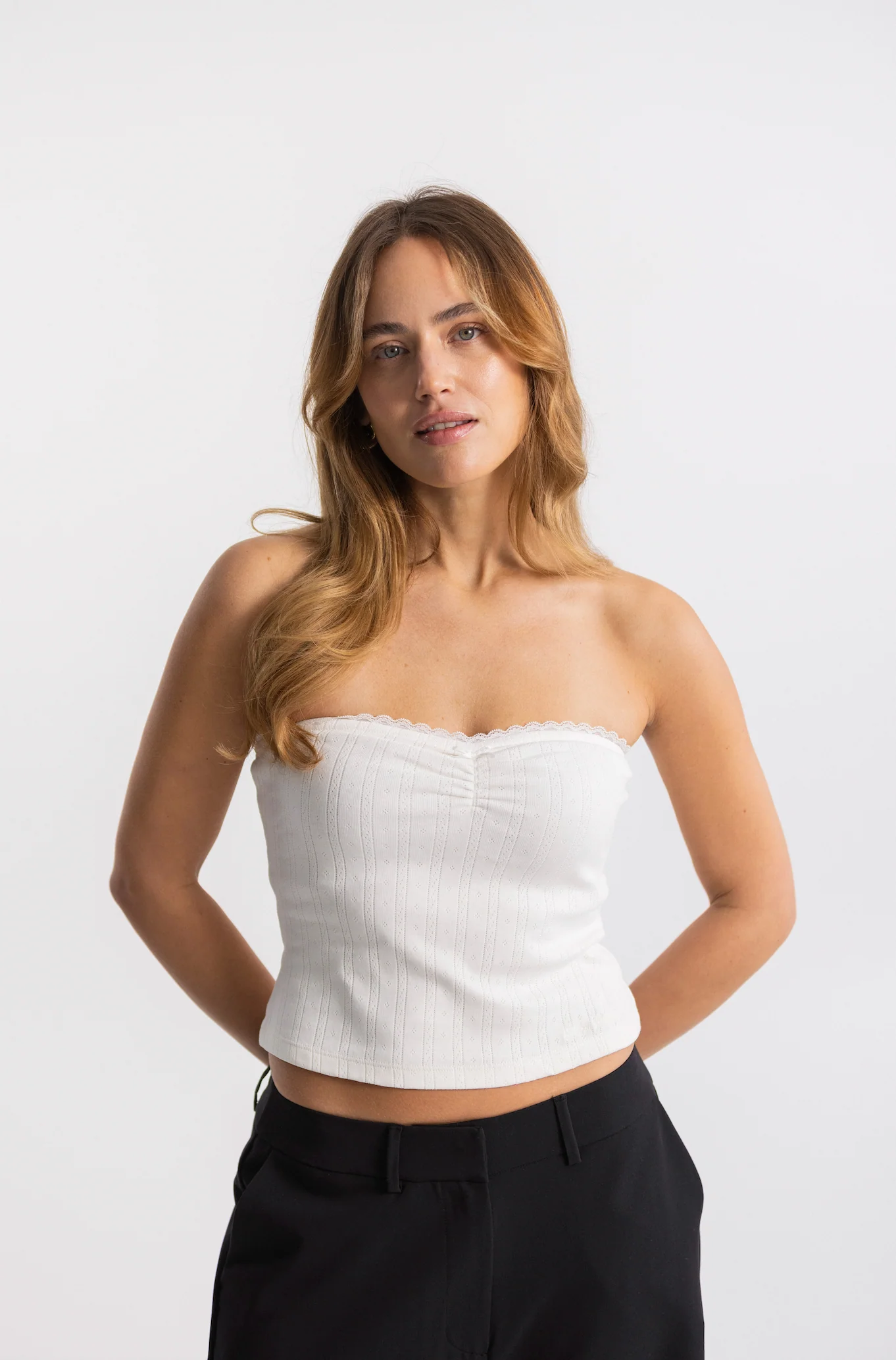 dreamy tube top off white - Image 9