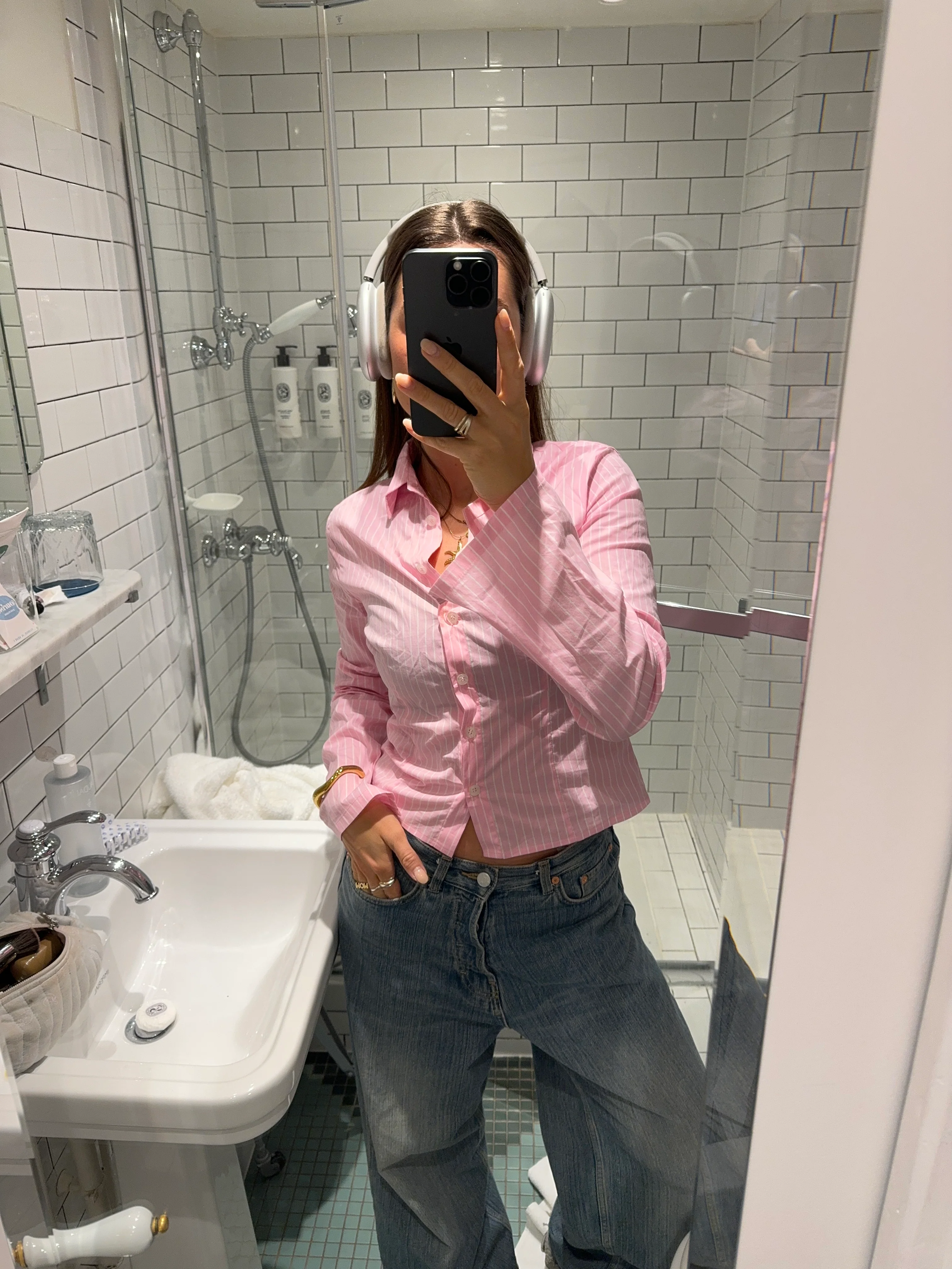 fitted blouse stripes - Image 8