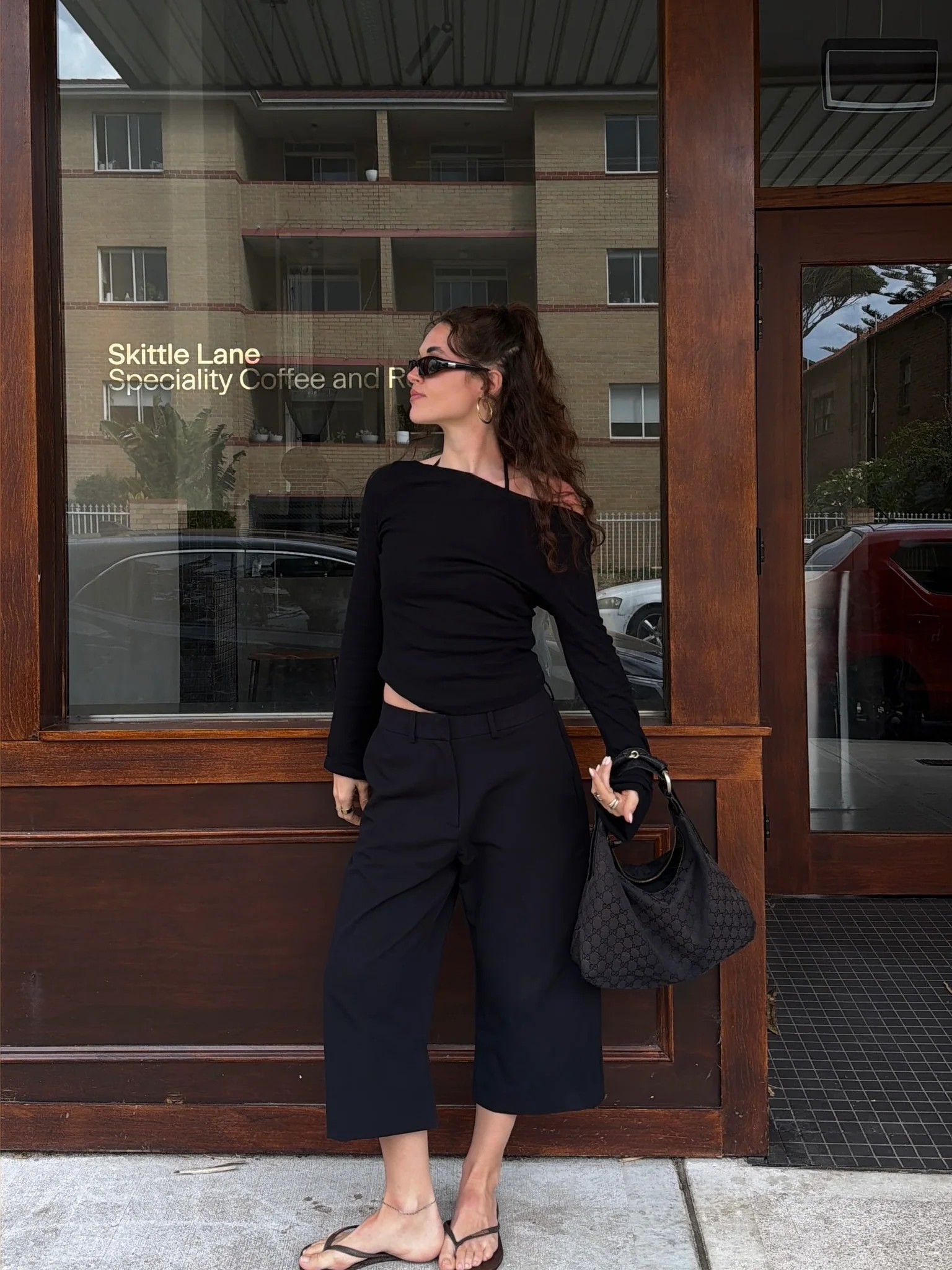 flared longsleeve black - Image 8