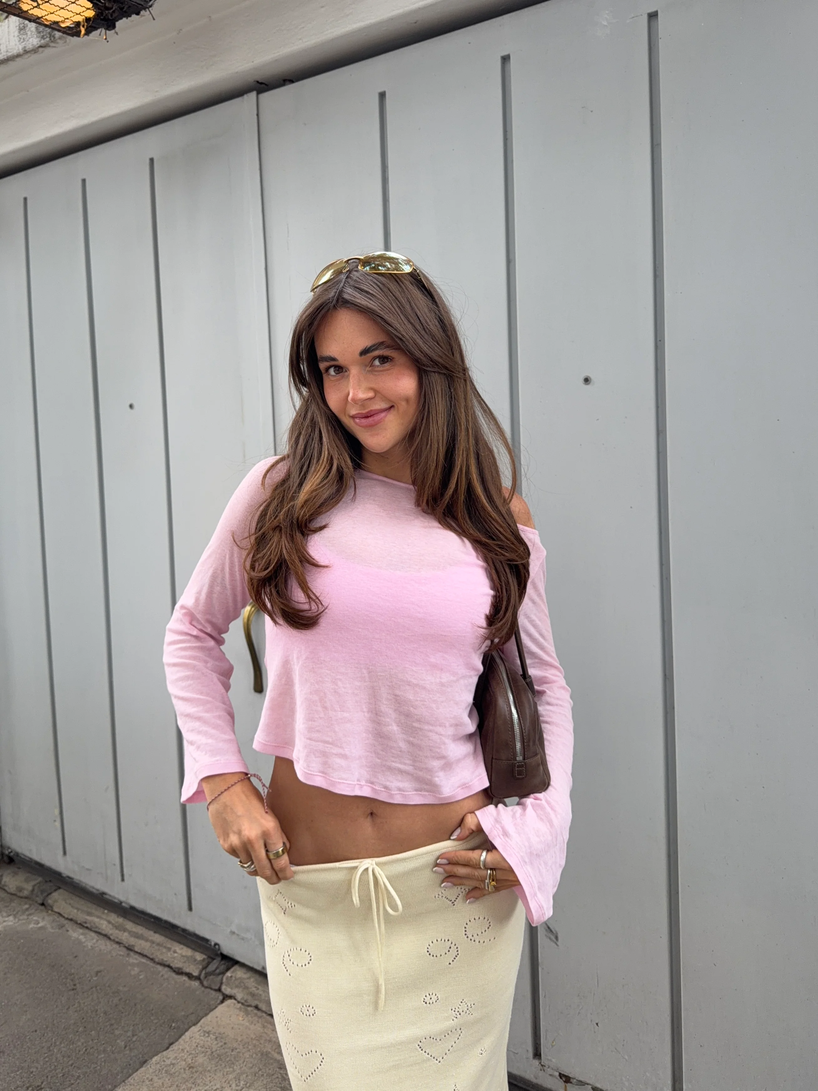 flared longsleeve bubble pink - Image 6
