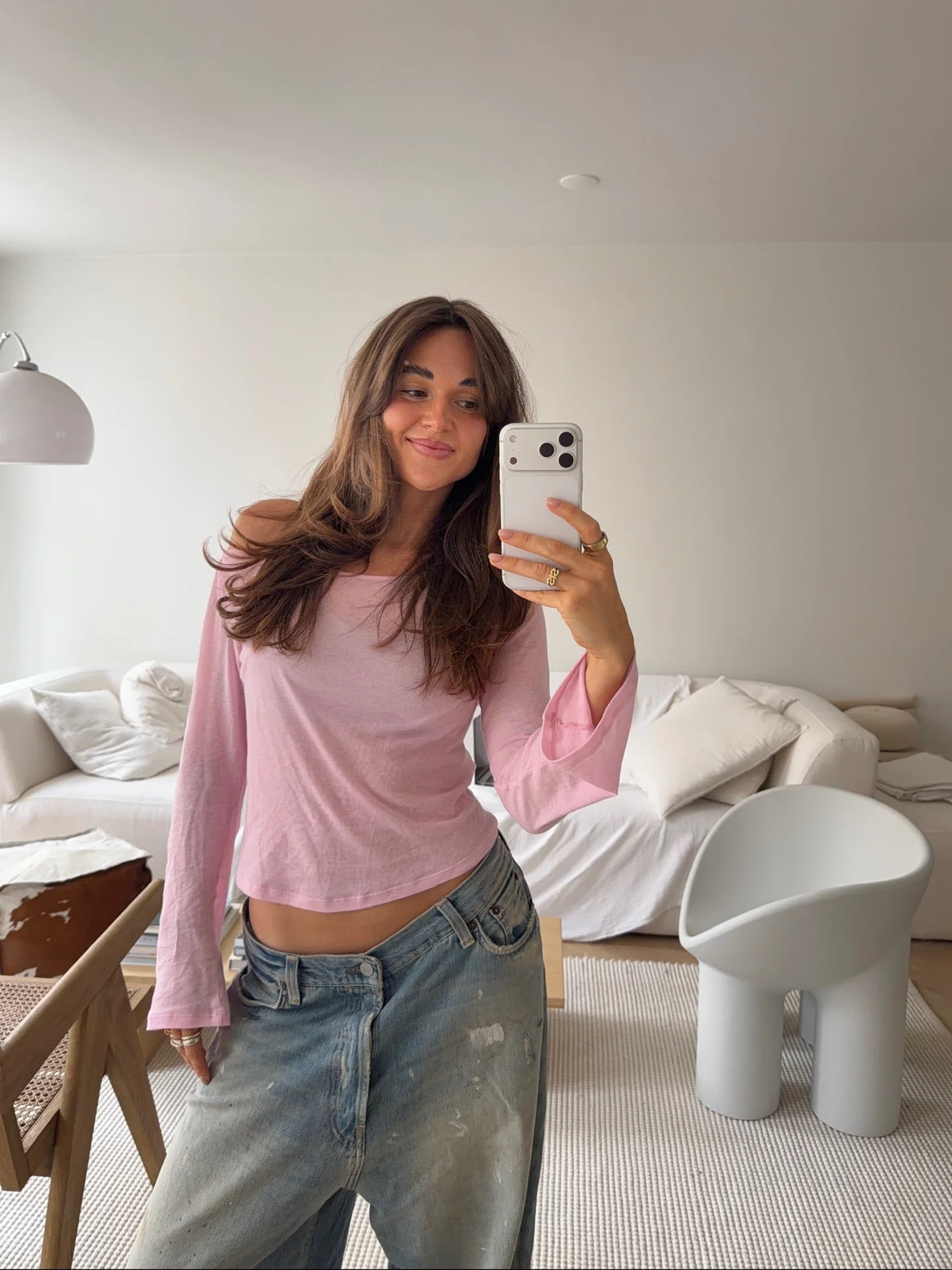 flared longsleeve bubble pink - Image 9