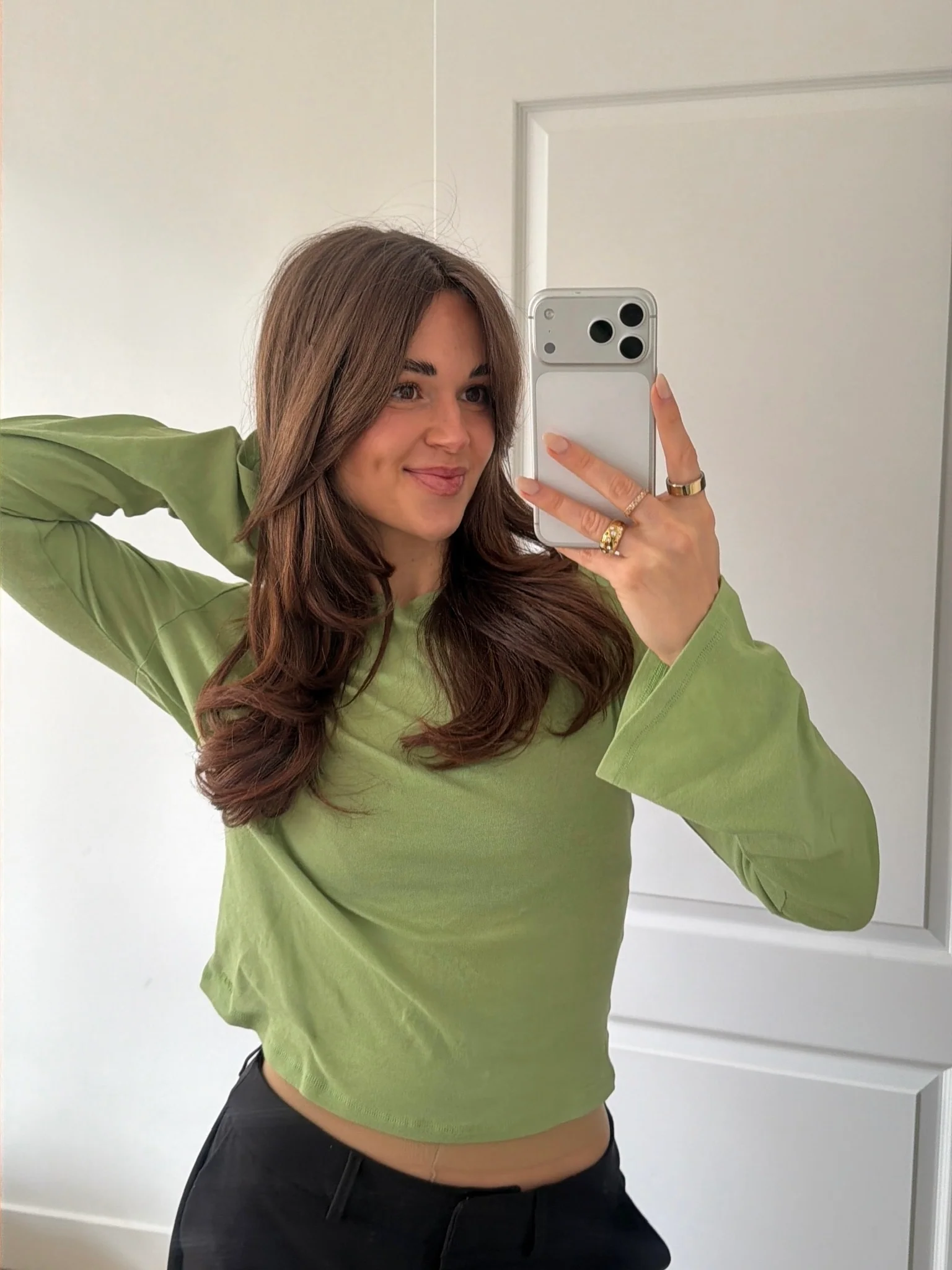 flared longsleeve green - Image 5