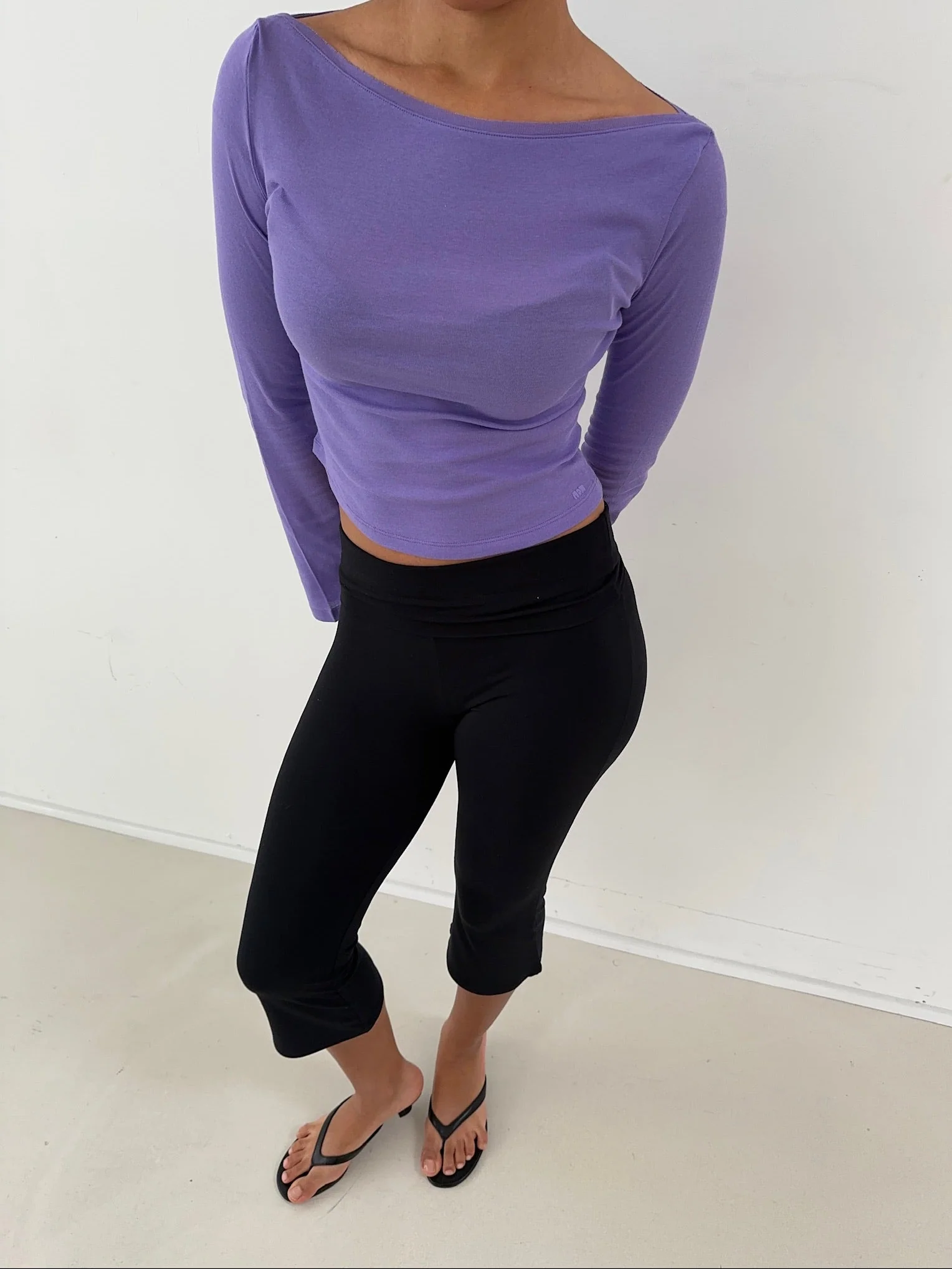 flared longsleeve lilac - Image 3