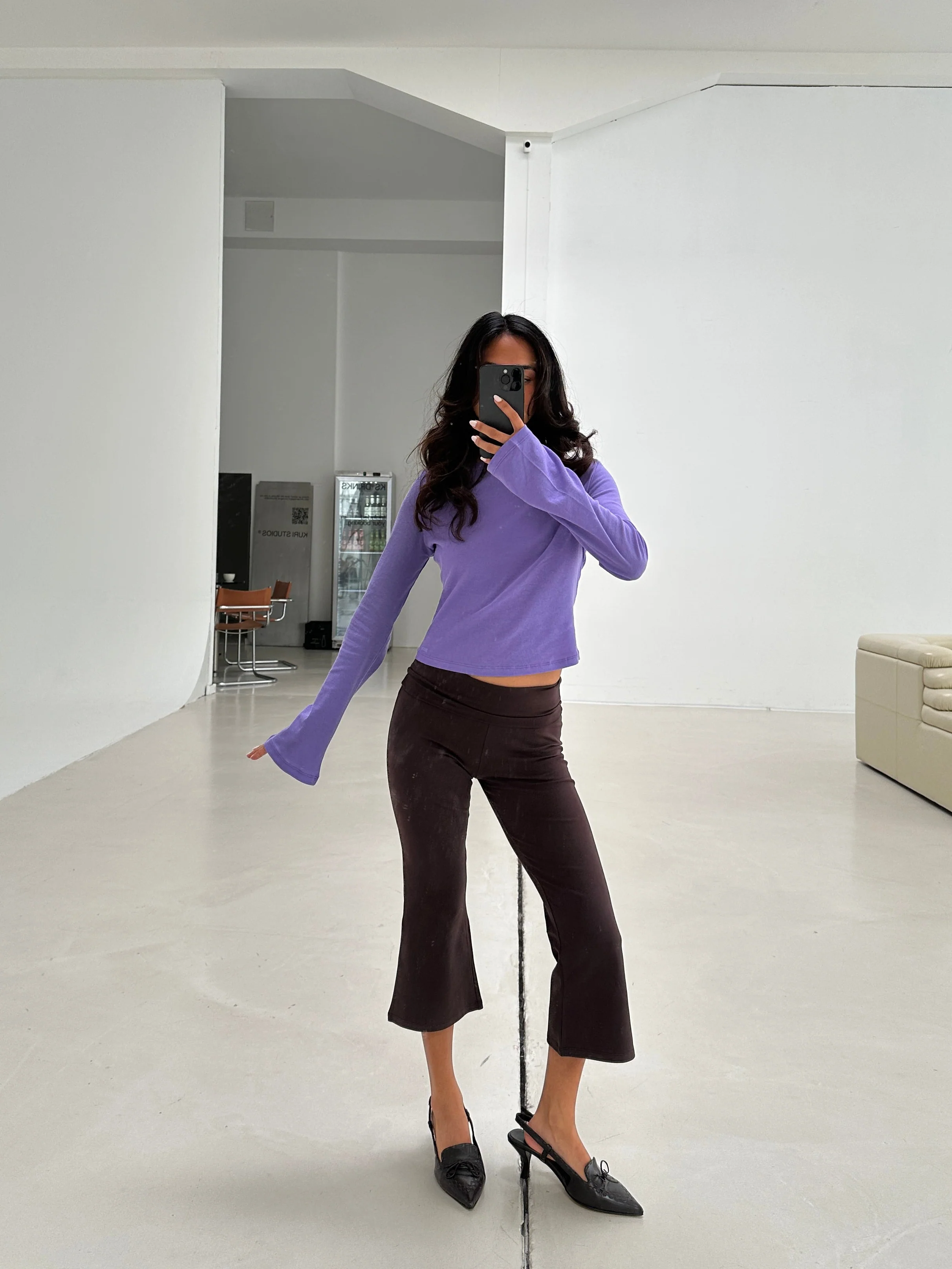flared longsleeve lilac - Image 5