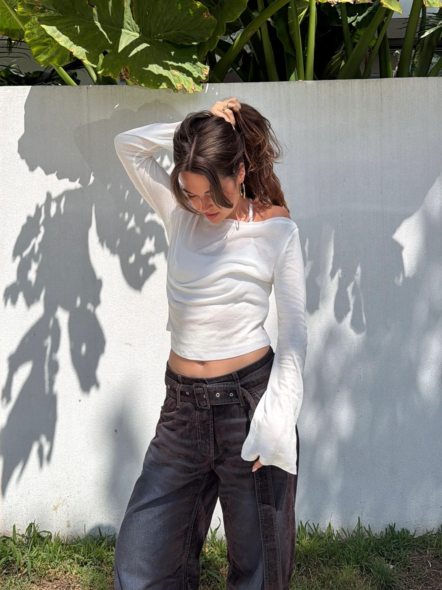 flared longsleeve offwhite - Image 2