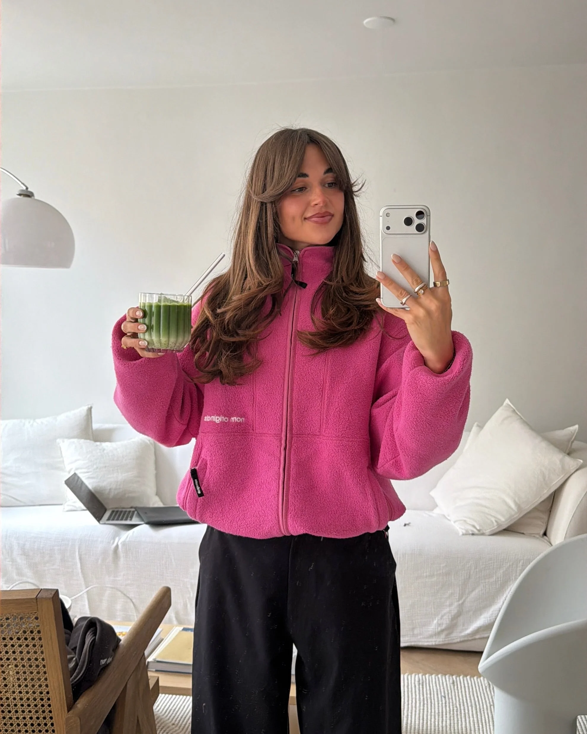 fleece jacket magenta - Image 4