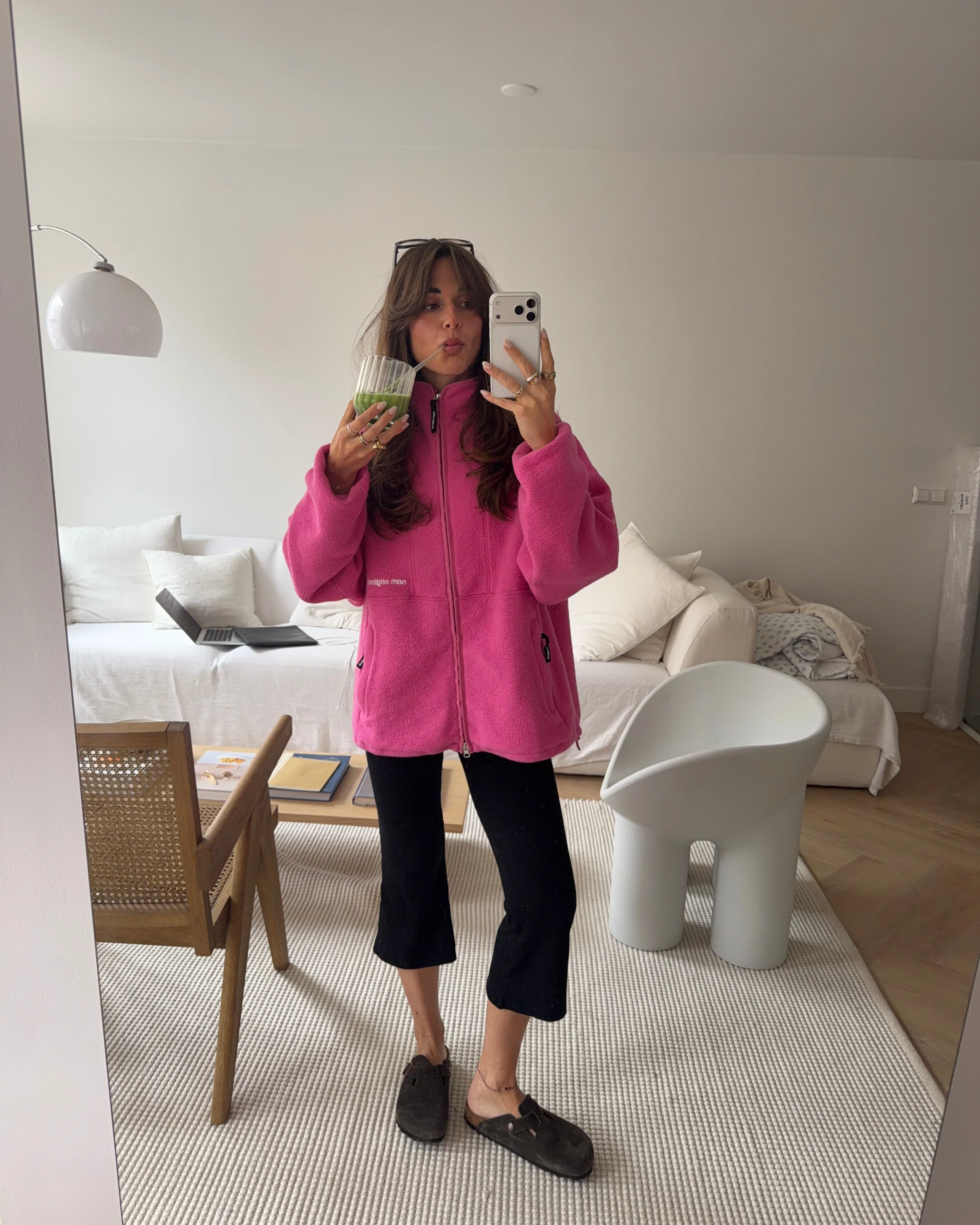 fleece jacket magenta - Image 9
