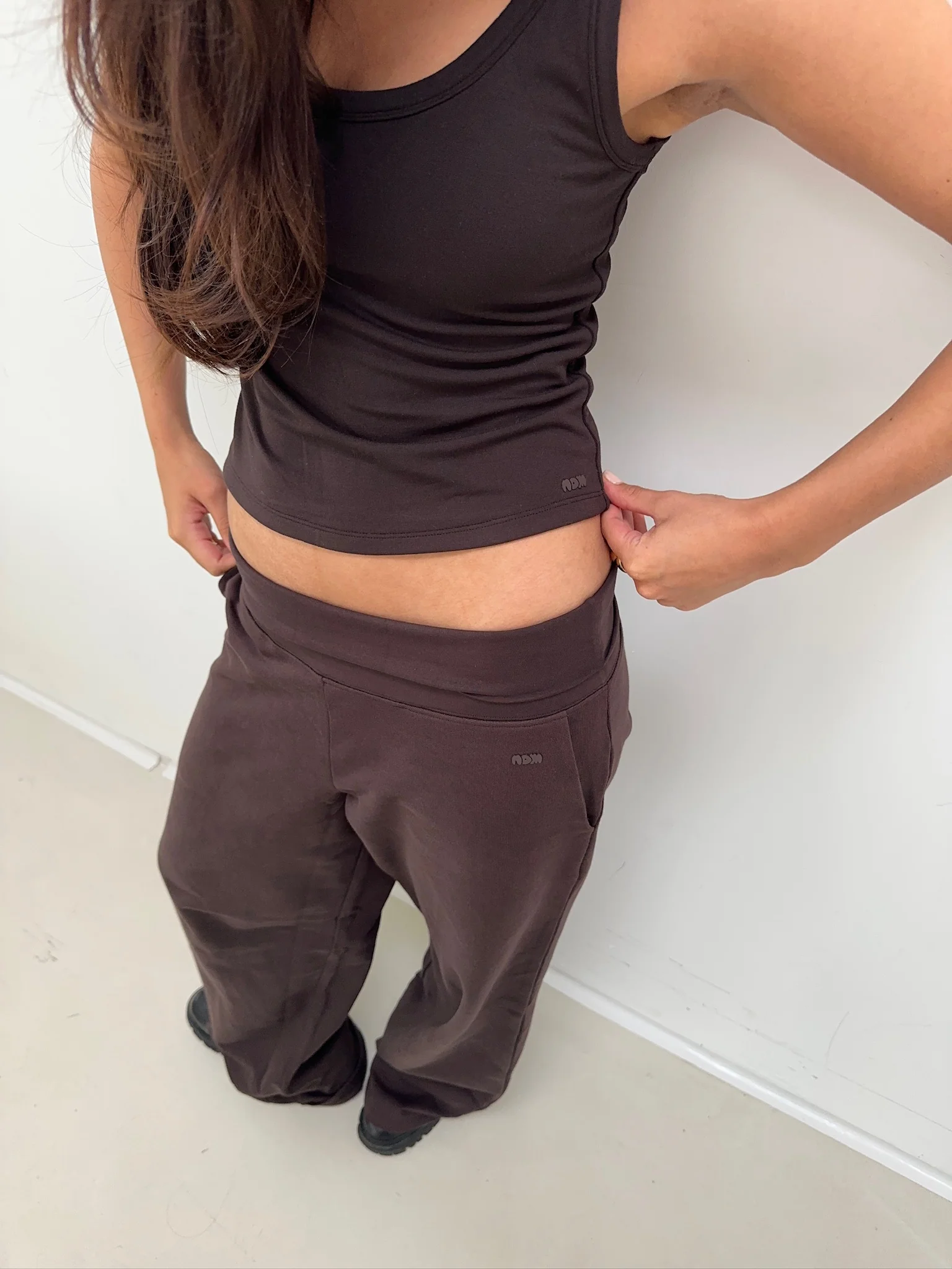 foldover pants cocoa - Image 11