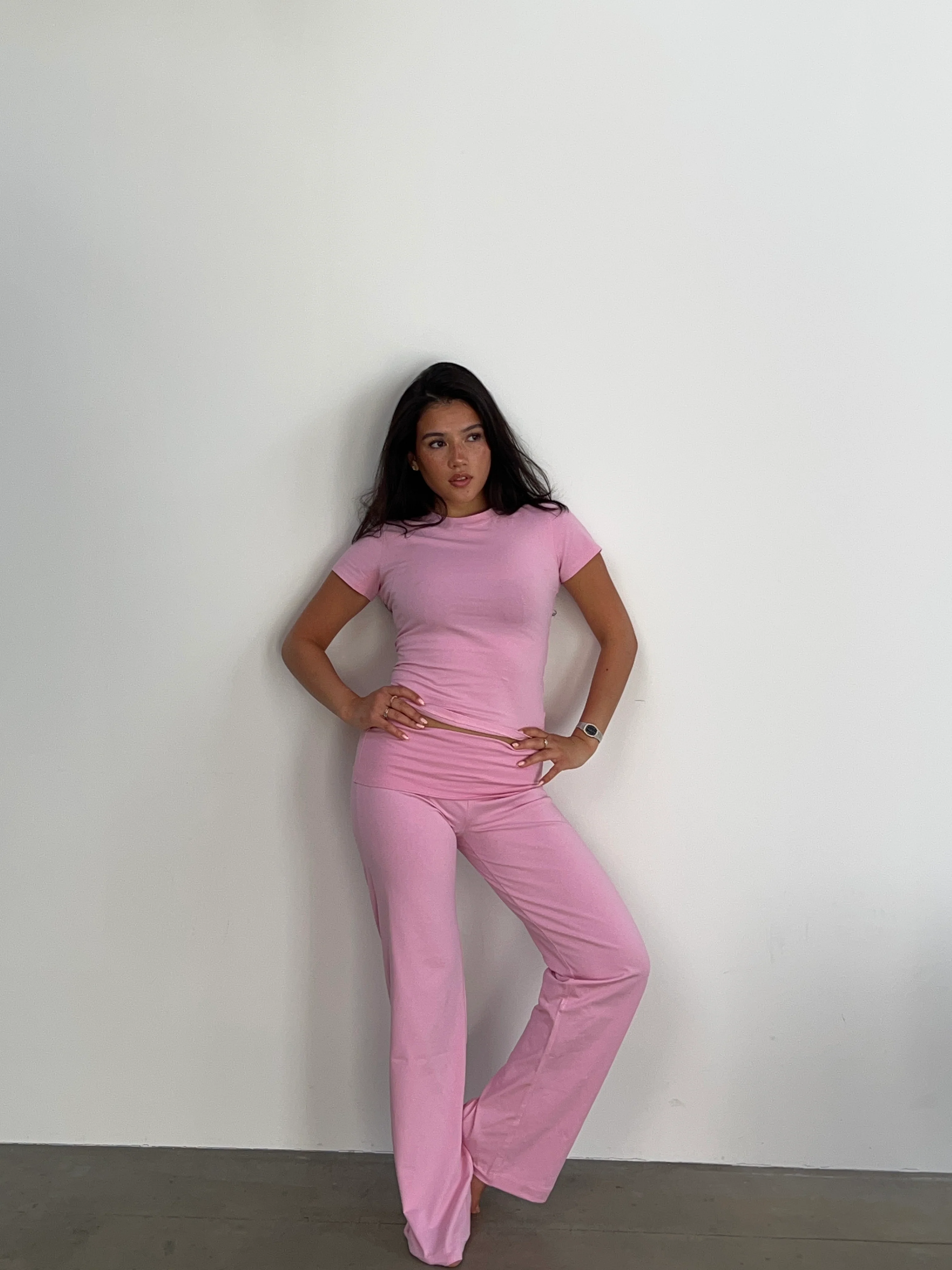 heavy soft pants pink - Image 11