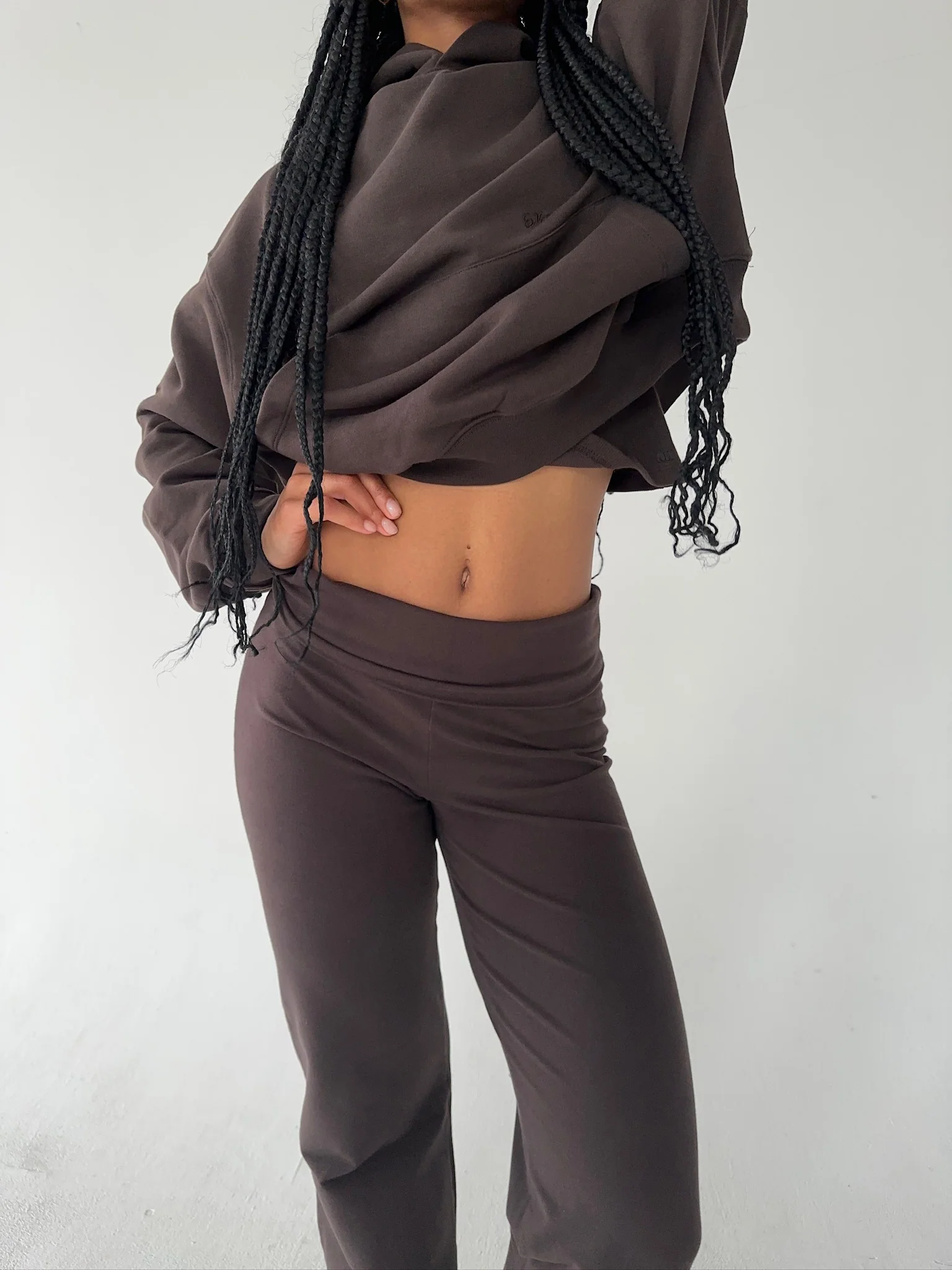 hoodie dark brown - Image 11