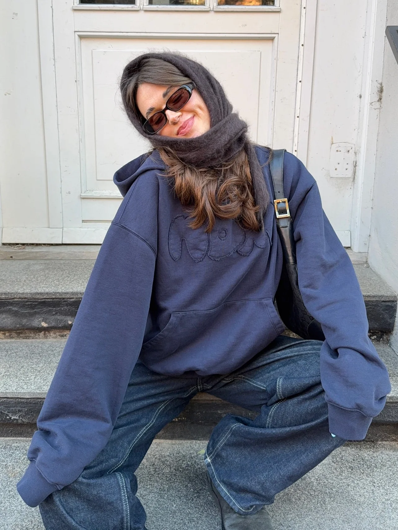 hoodie deep blue - Image 5