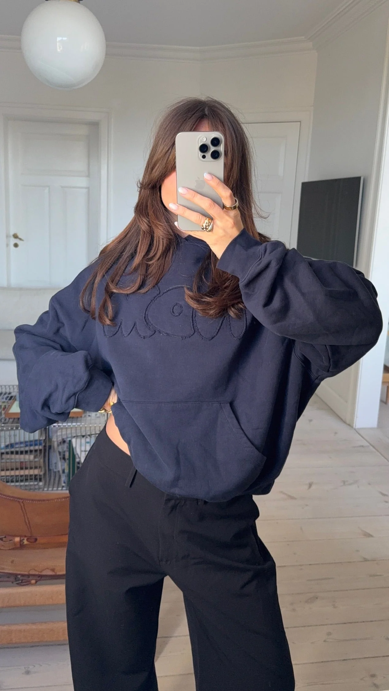 hoodie deep blue - Image 7