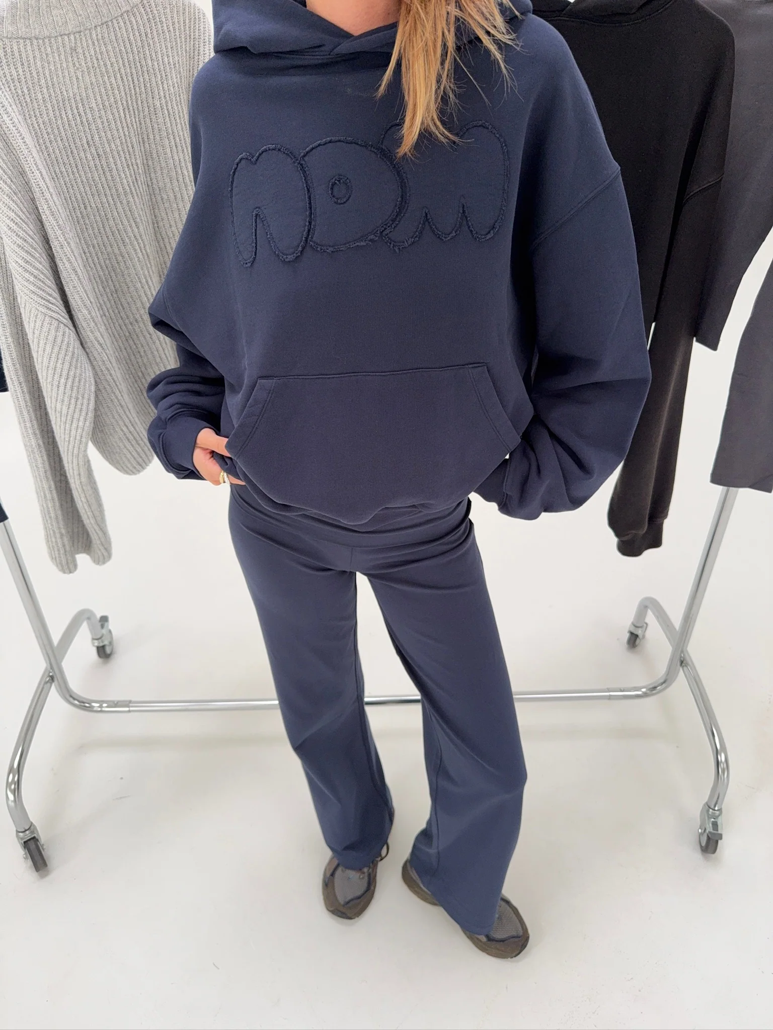 soft pants deep blue - Image 3