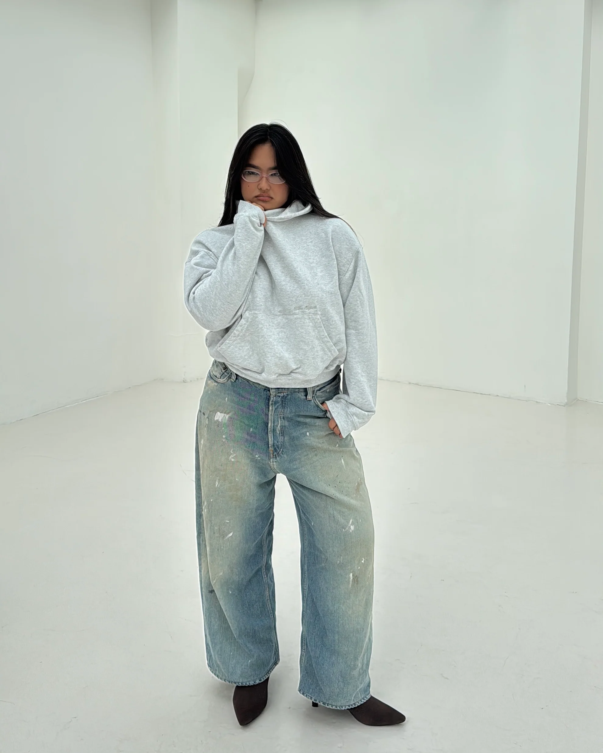 hoodie grey melange - Image 7