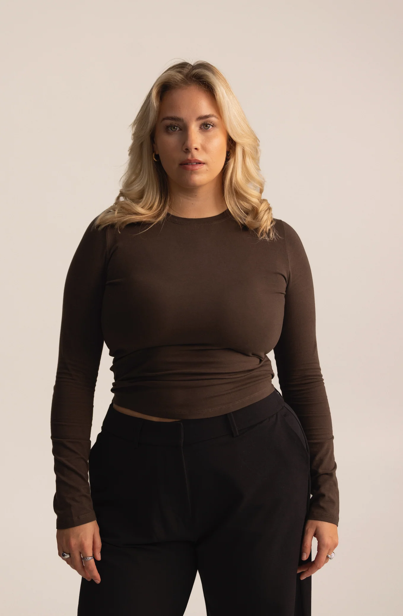 soft longsleeve long brown - Image 3