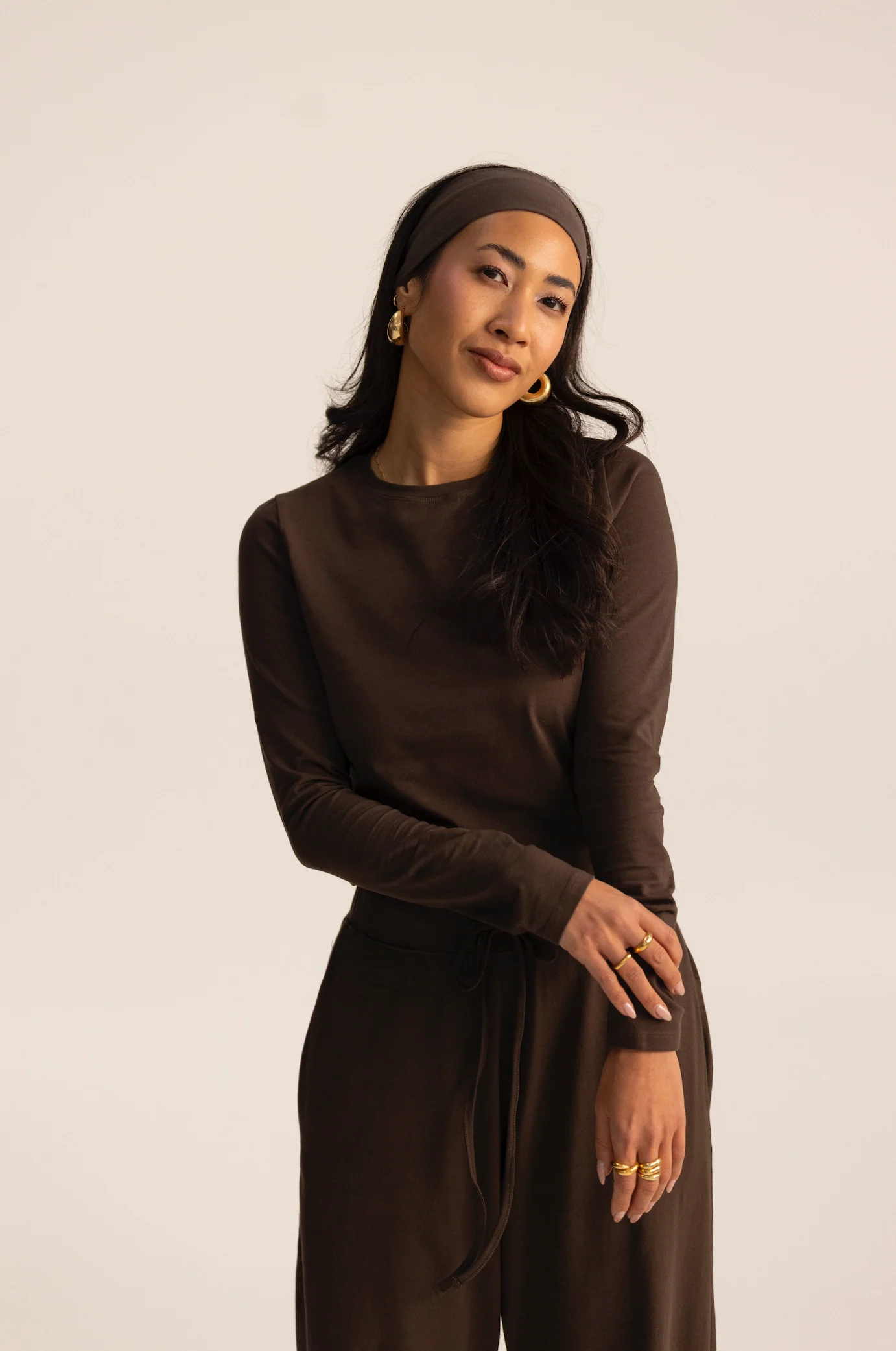 soft longsleeve long brown - Image 9