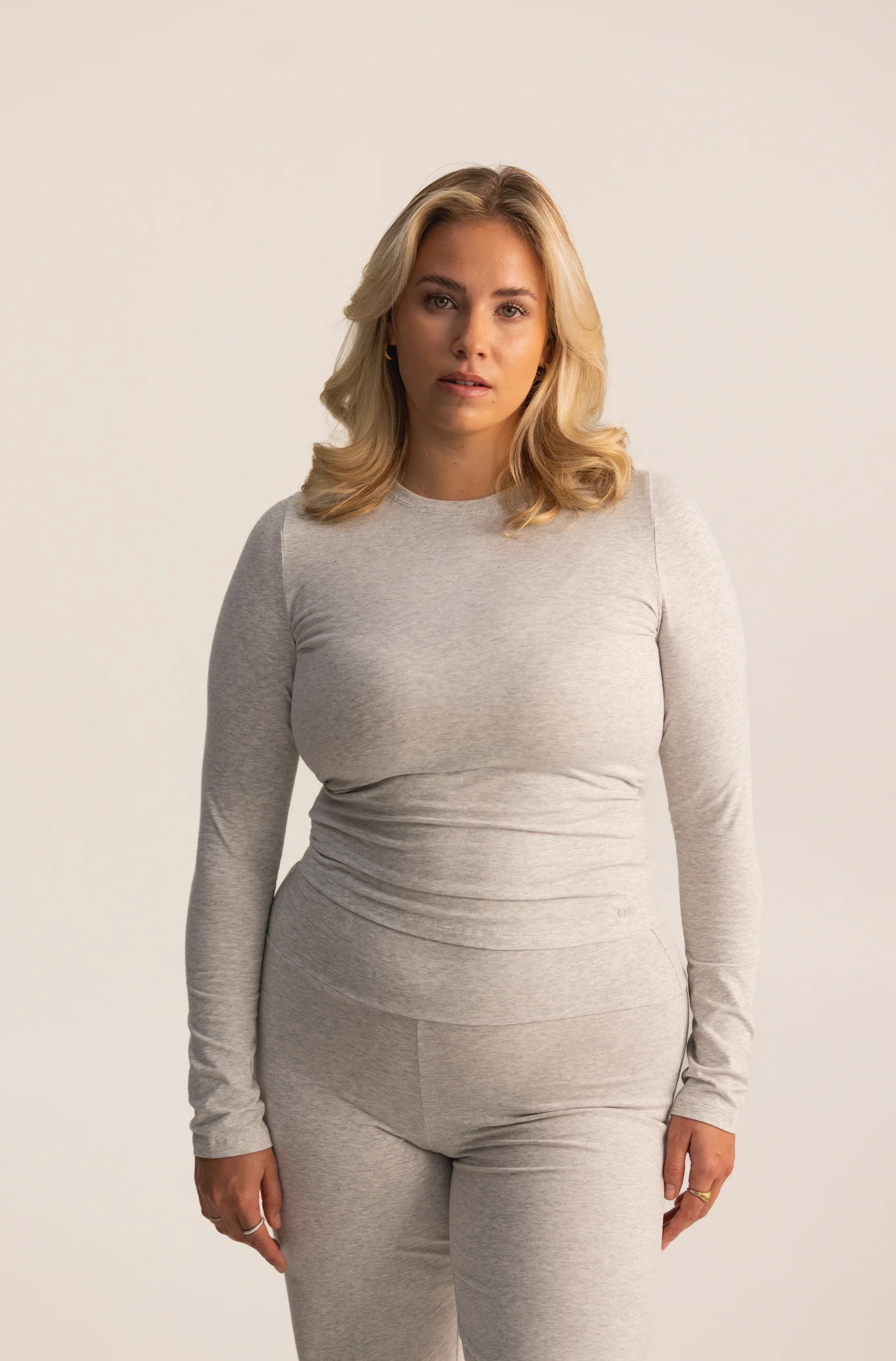 soft longsleeve long grey melange - Image 4