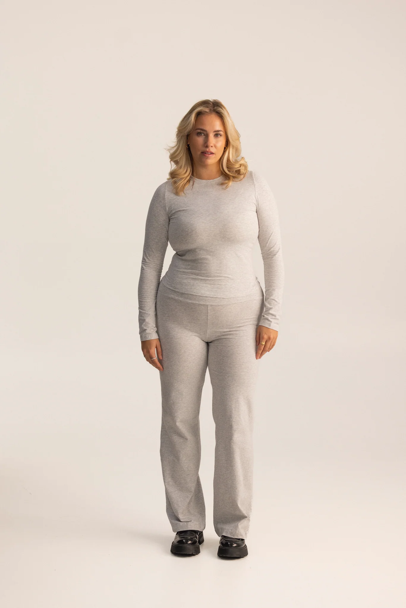 soft longsleeve long grey melange - Image 8