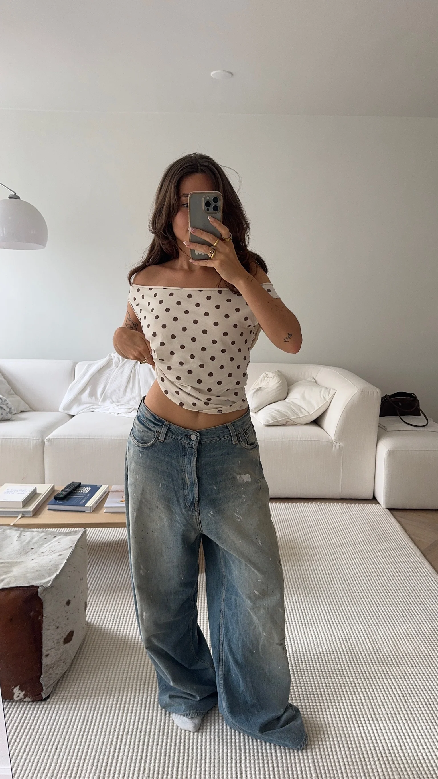 melt top polka dots brown - Image 5