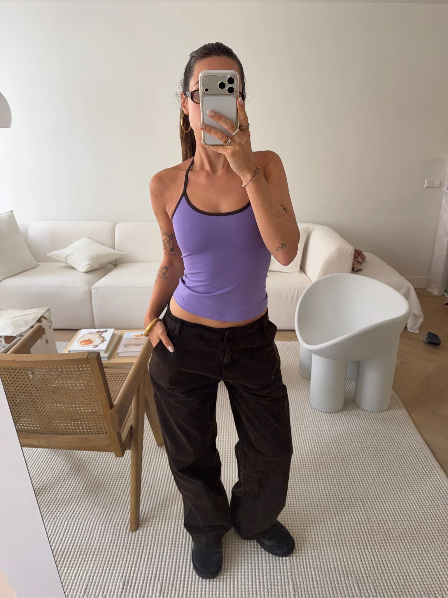 neckholder top lilac - Image 5