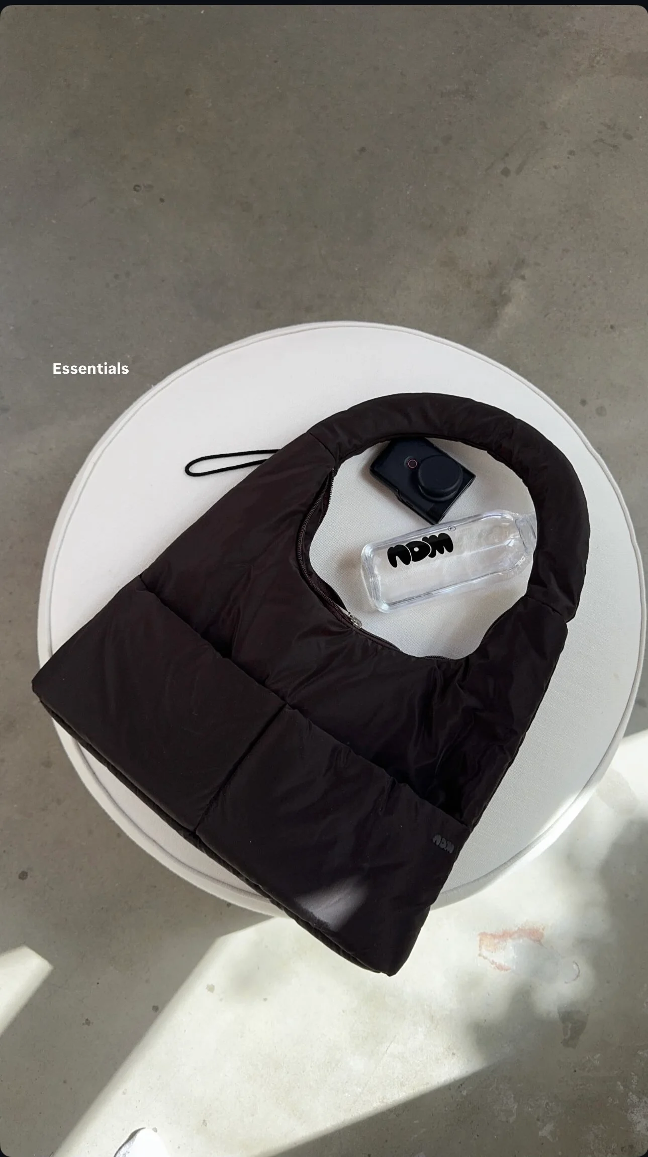 nylon bag brown - Image 6