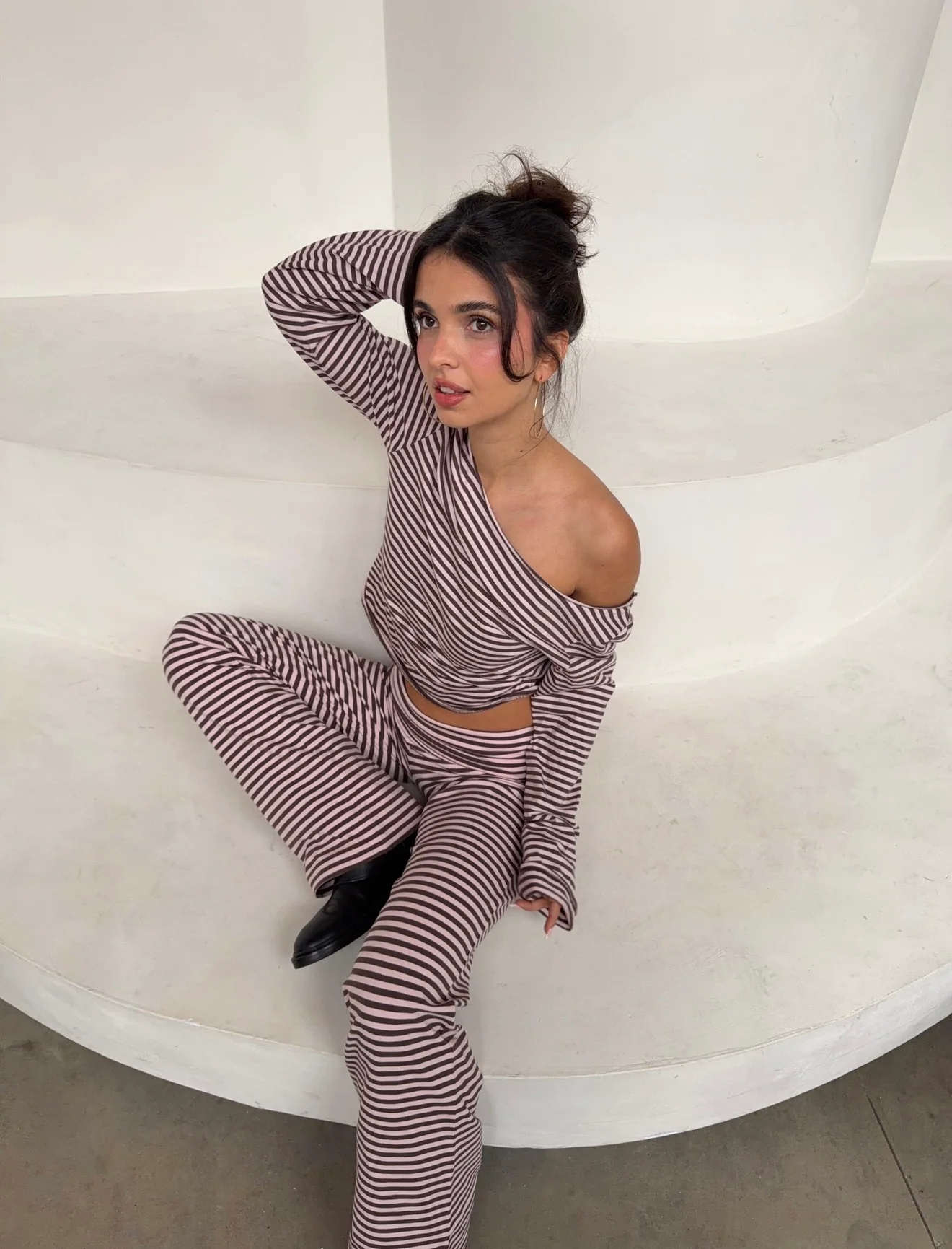 offshoulder longsleeve strawberry chocolate - Image 9