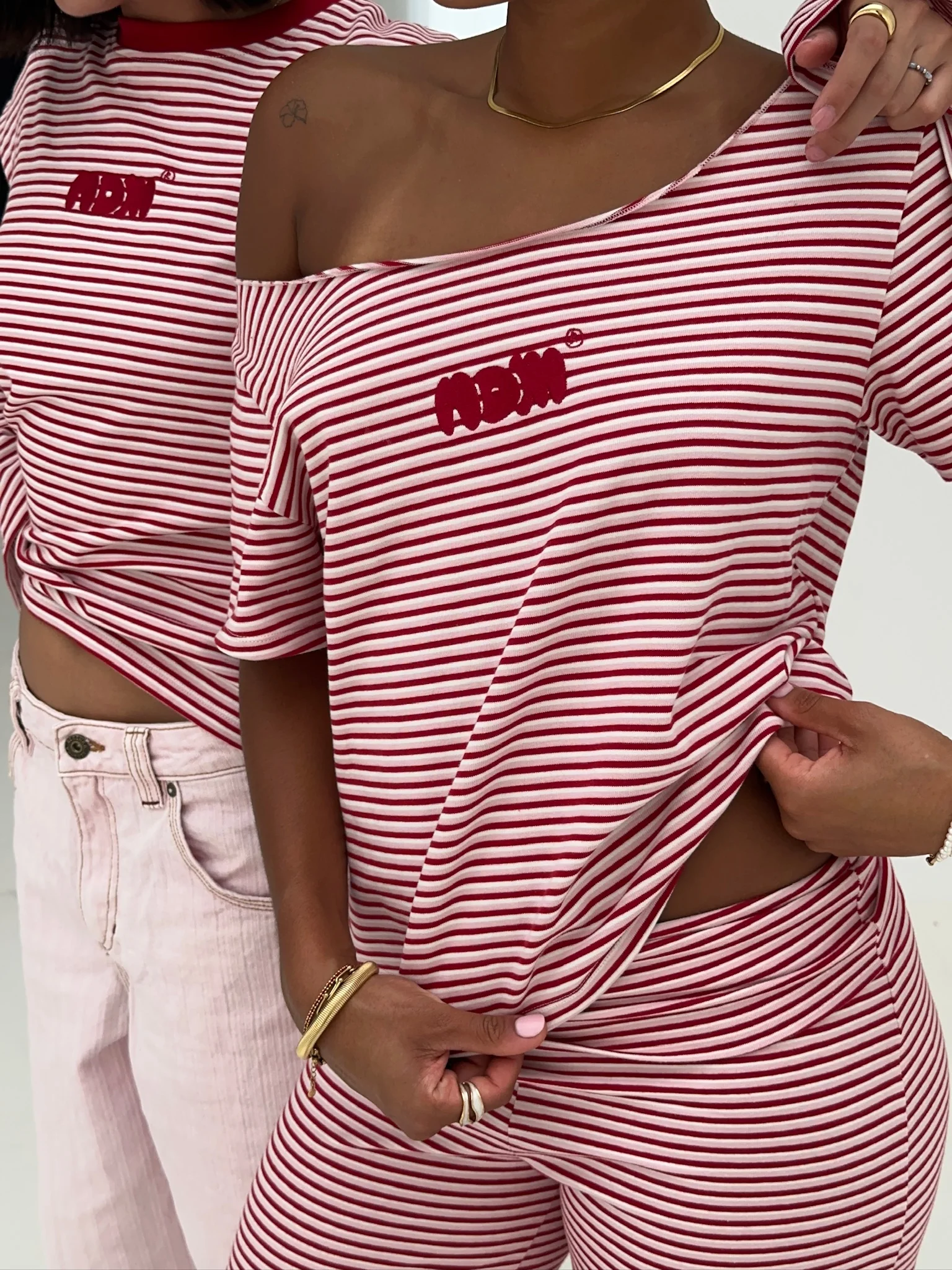 offshoulder tee lucky stripes - Image 10