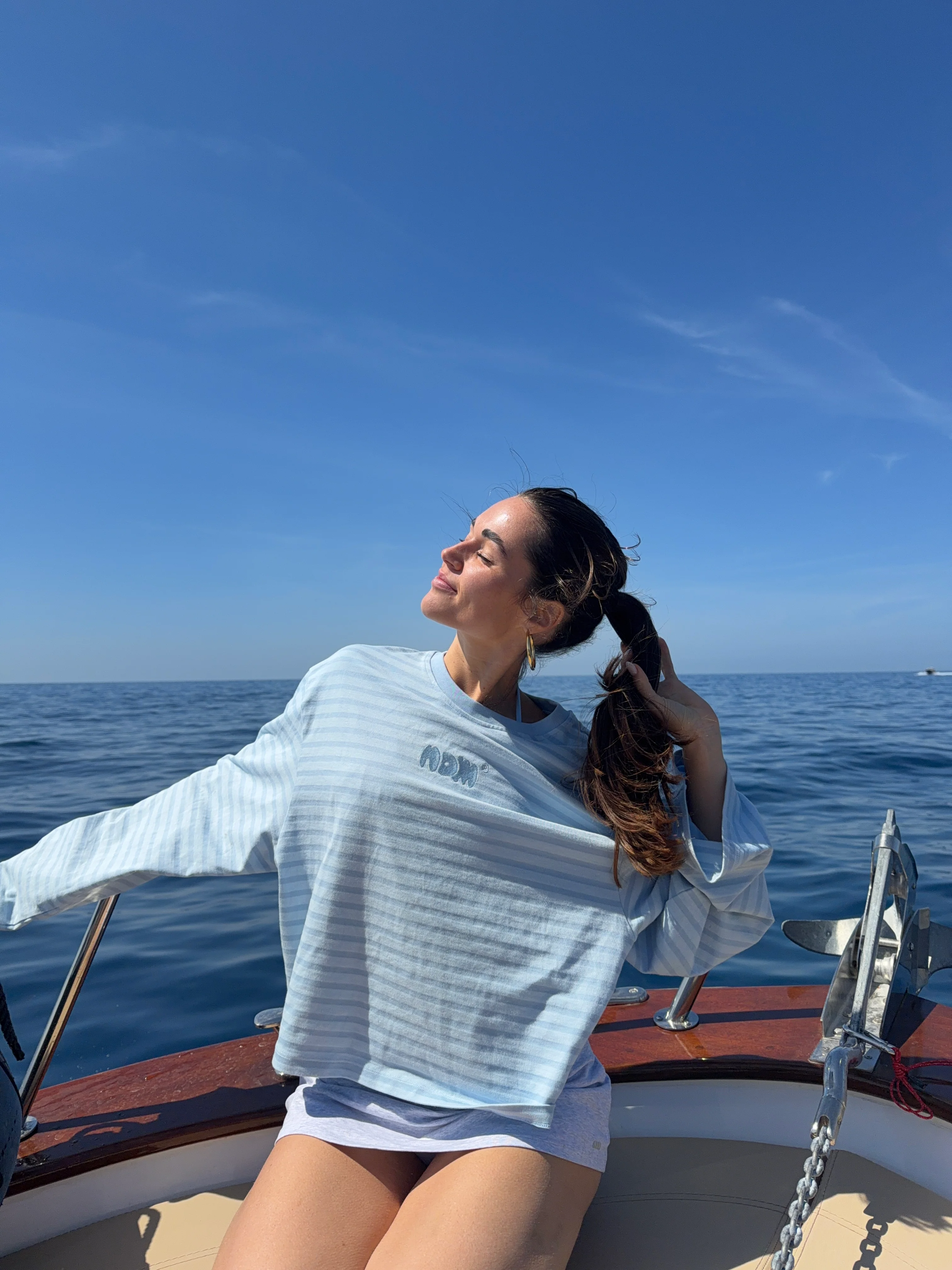 oversized longsleeve blue stripes - Image 13