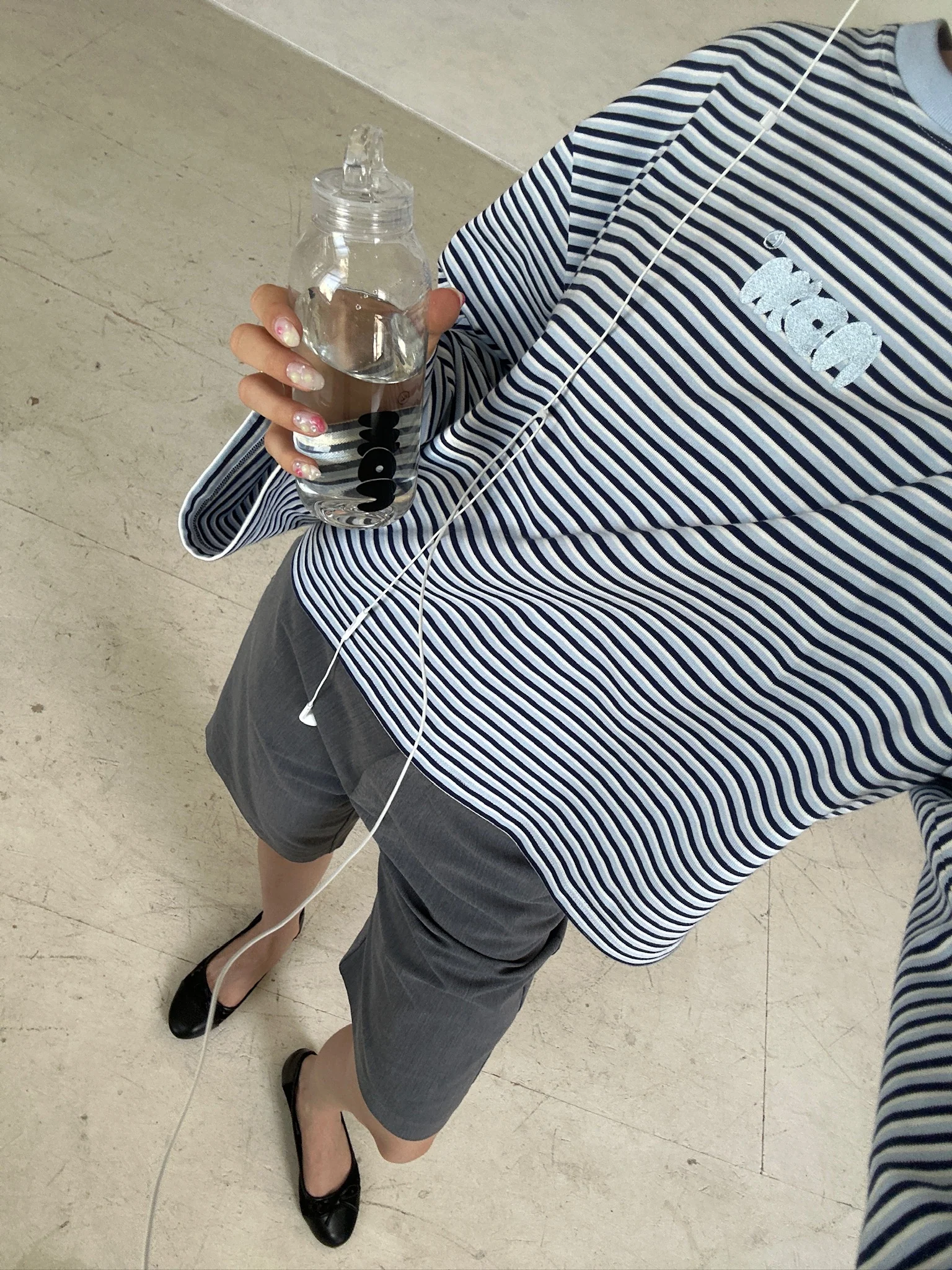 x gesina - oversized longsleeve blue stripes - Image 14