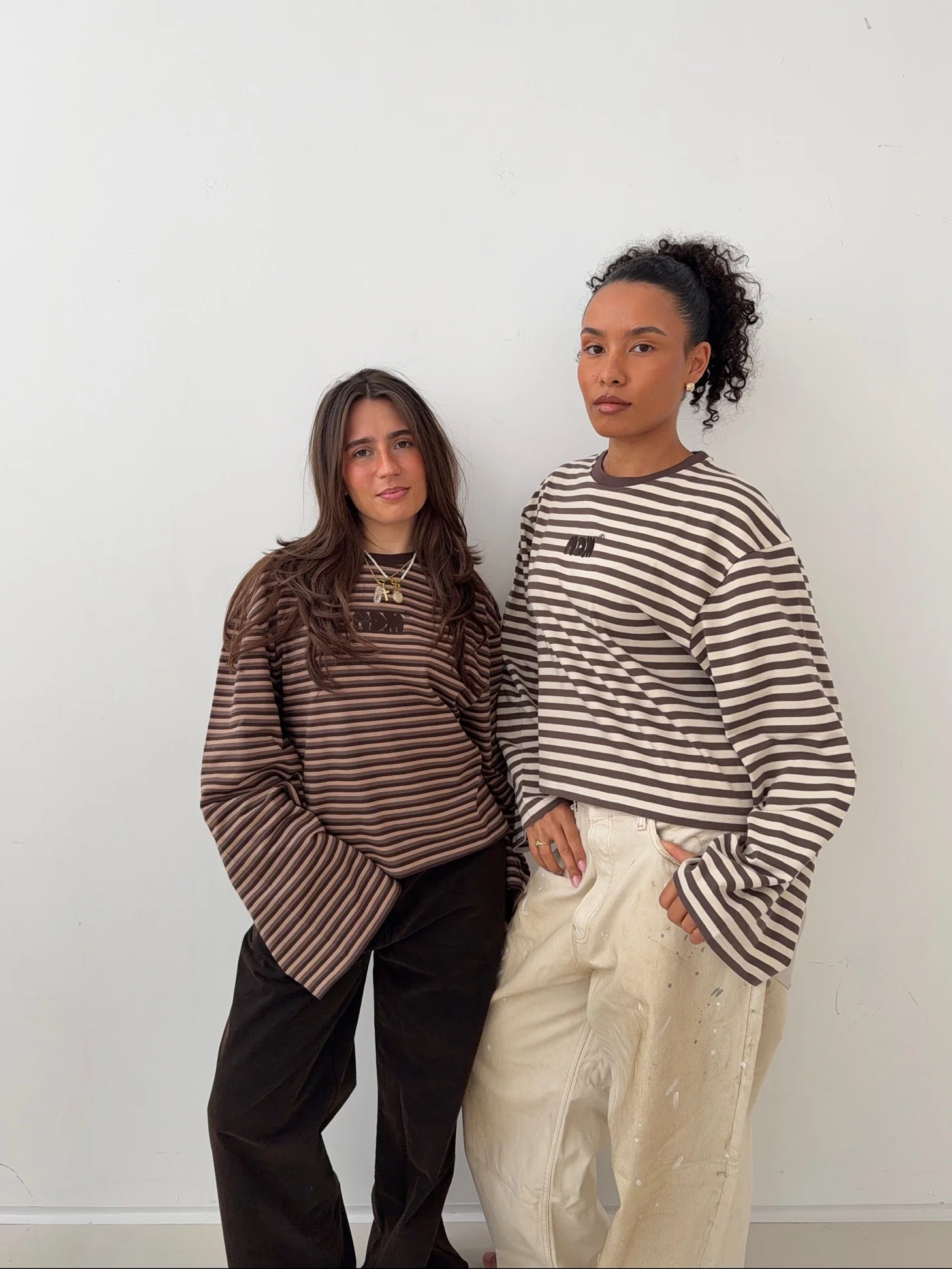 oversized longsleeve mocha stripes - Image 8